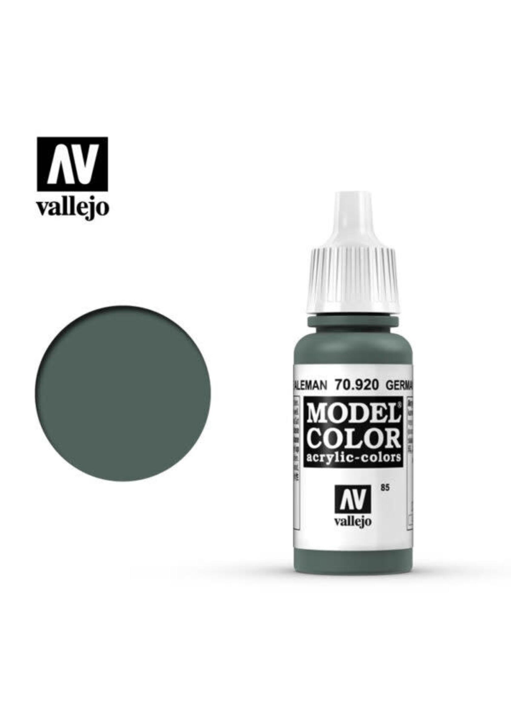 Vallejo 083VAL70920 Model Color German Uniforn WW2 (17ml)