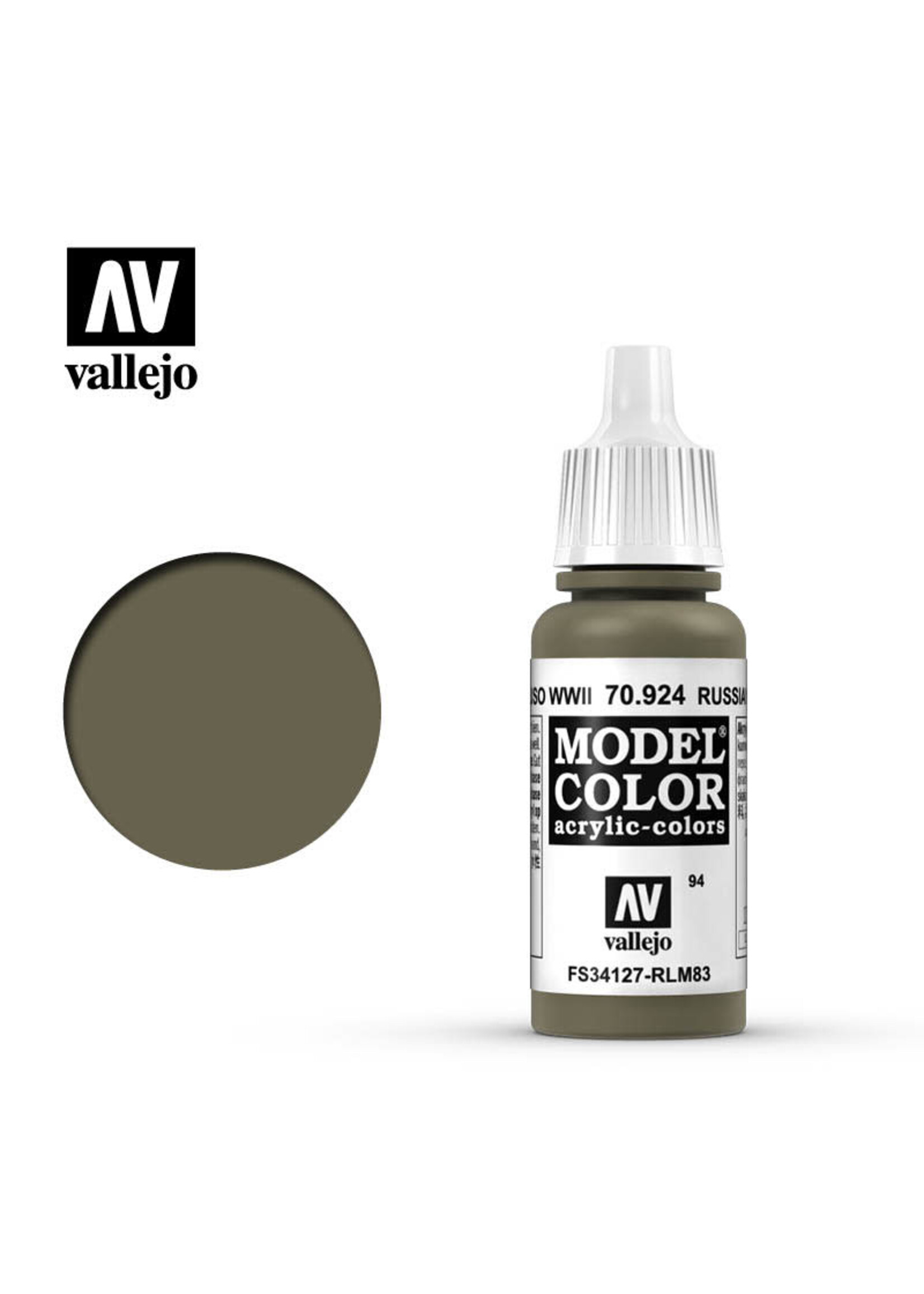 Vallejo VAL70924 Model Color Russian Uniform (17ml)