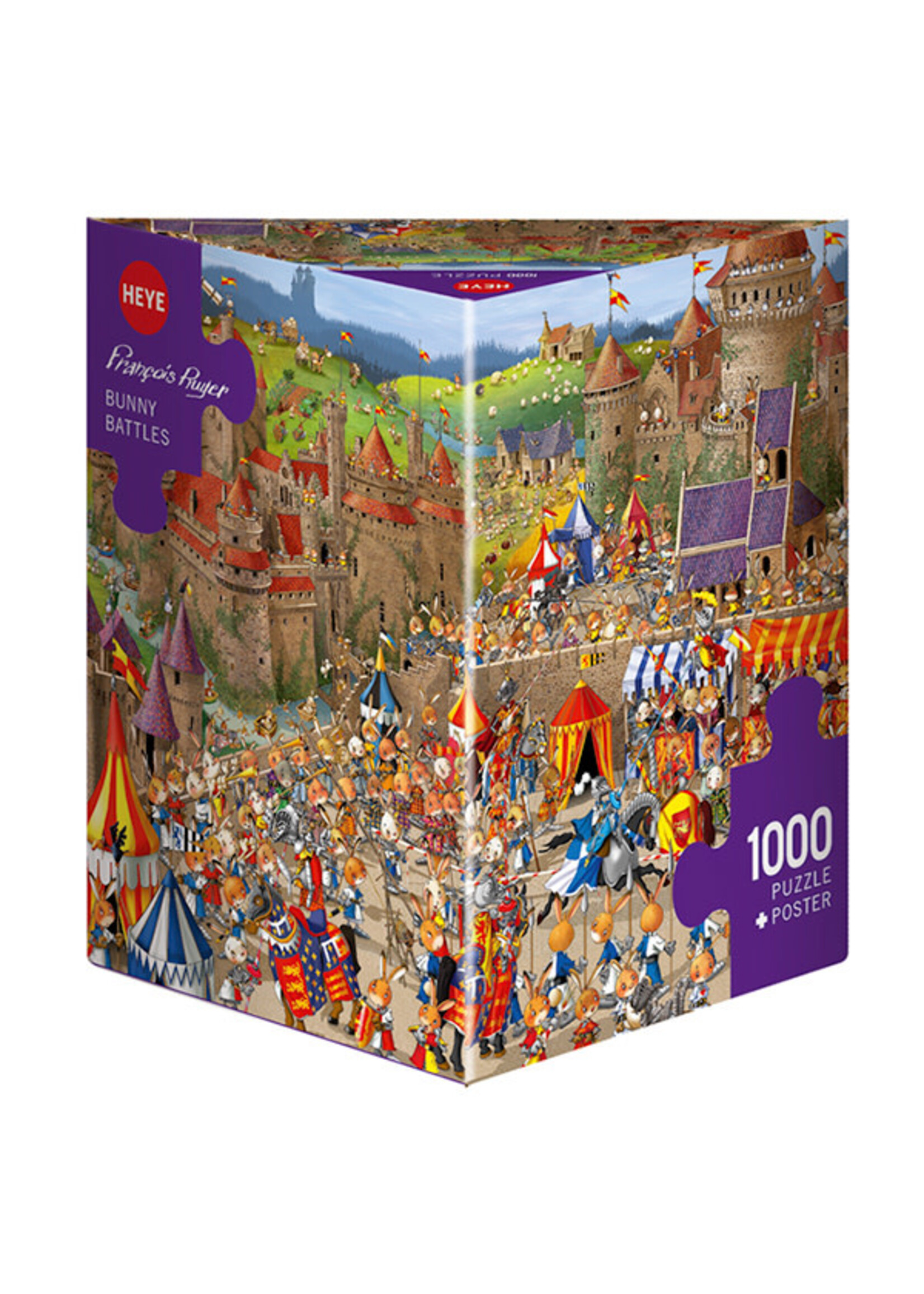 Heye HEY29920 Bunny Battles (Puzzle1000)