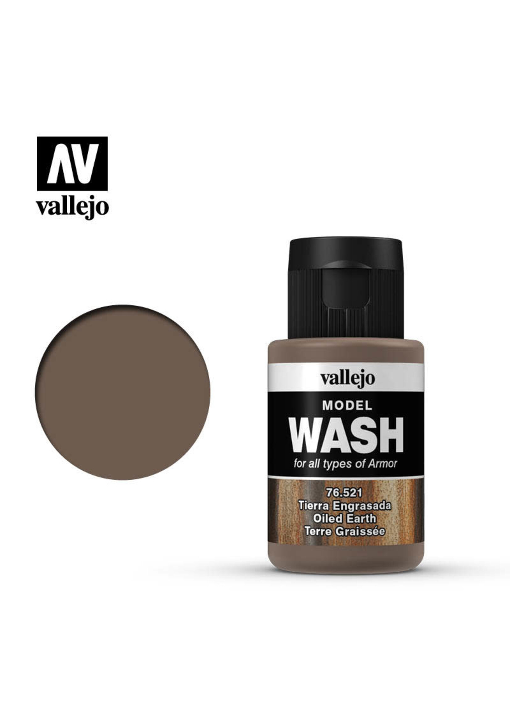 Vallejo VAL76521 Wash Oiled Earth (35ml)