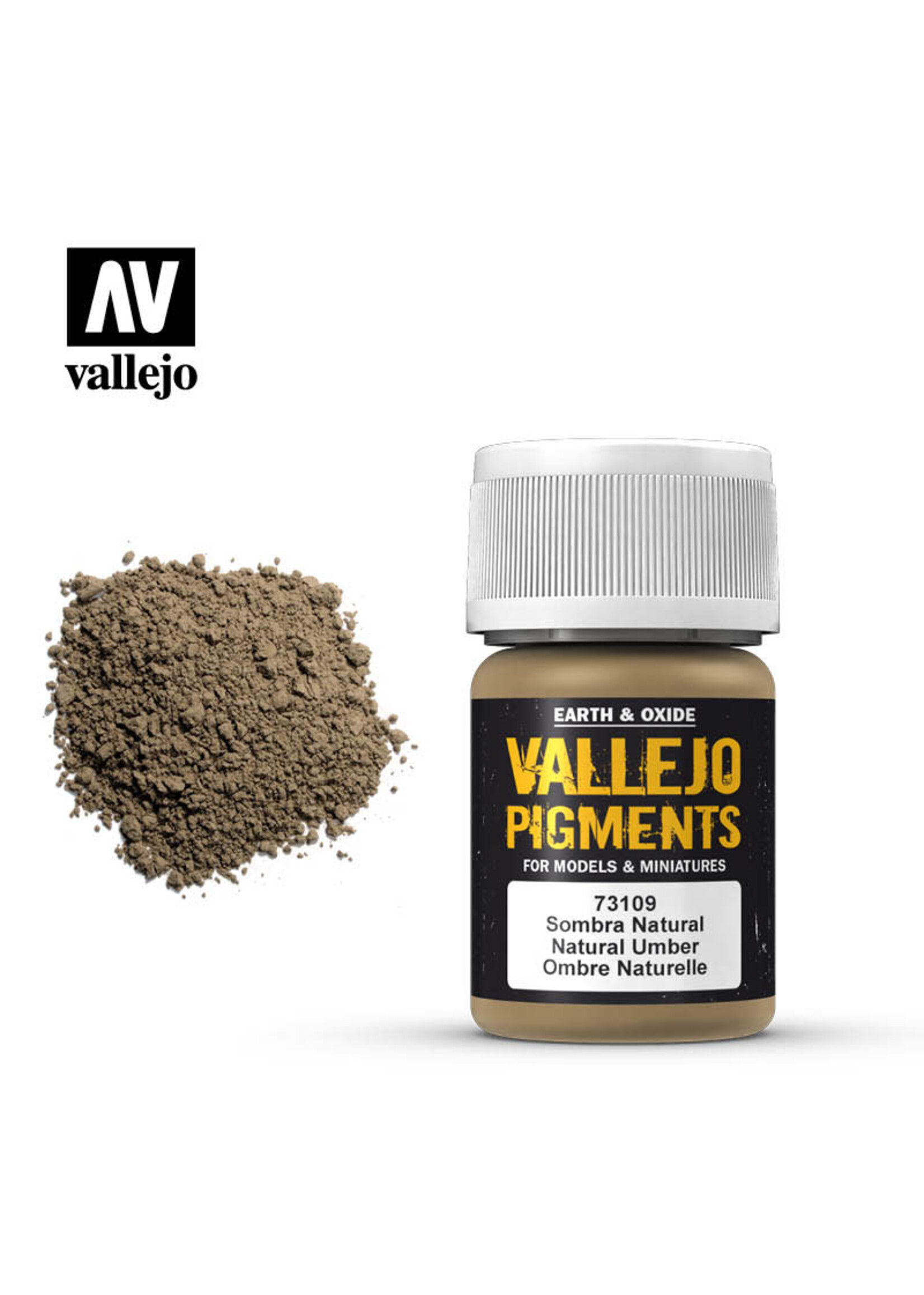 Vallejo VAL73109 Pigment Natural Umber (30ml)