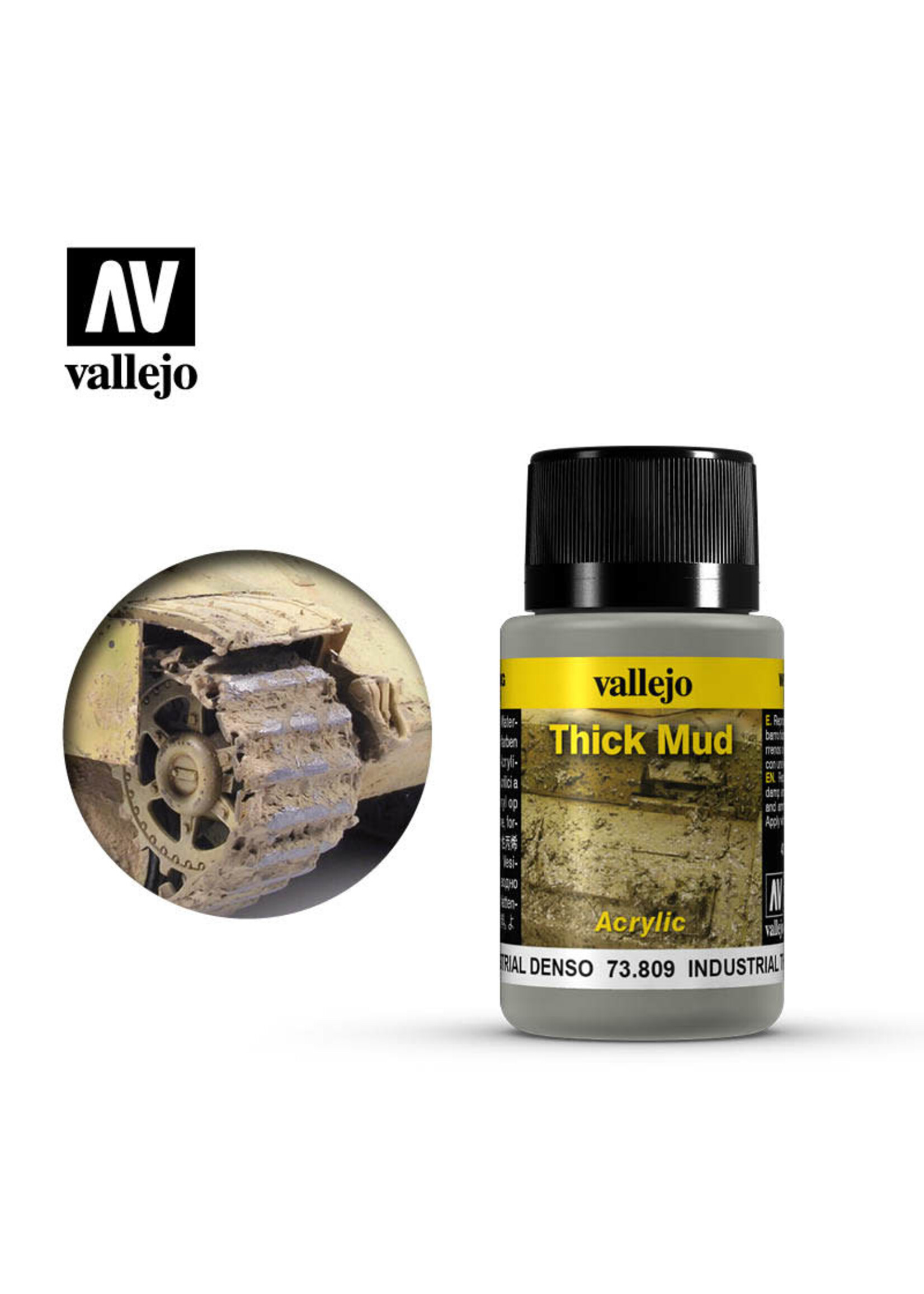 Vallejo VAL73809 Weathering Effects Industrial Thick Mud (40ml)