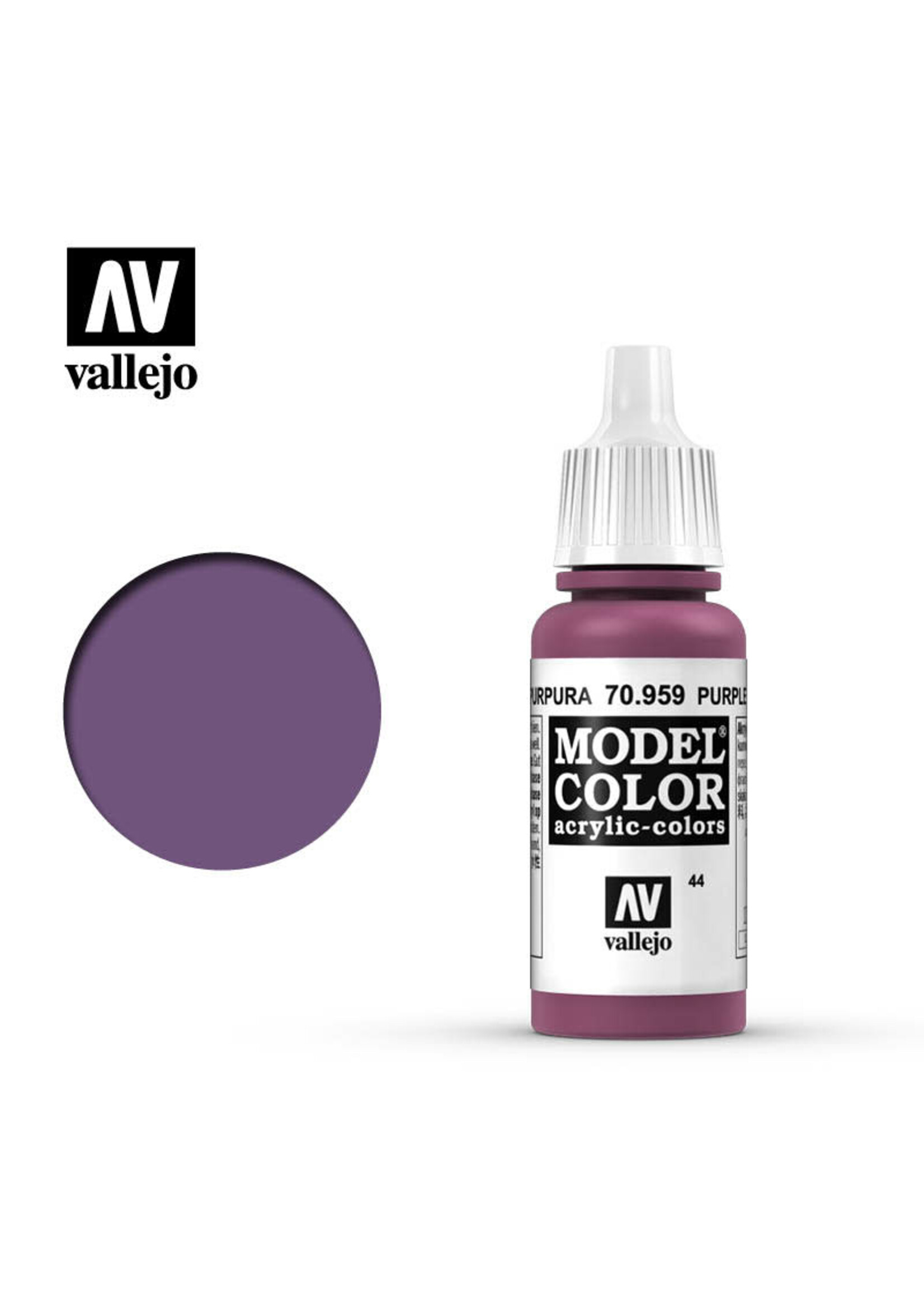 Vallejo VAL70959 Model Color 044 Purple (17ml)