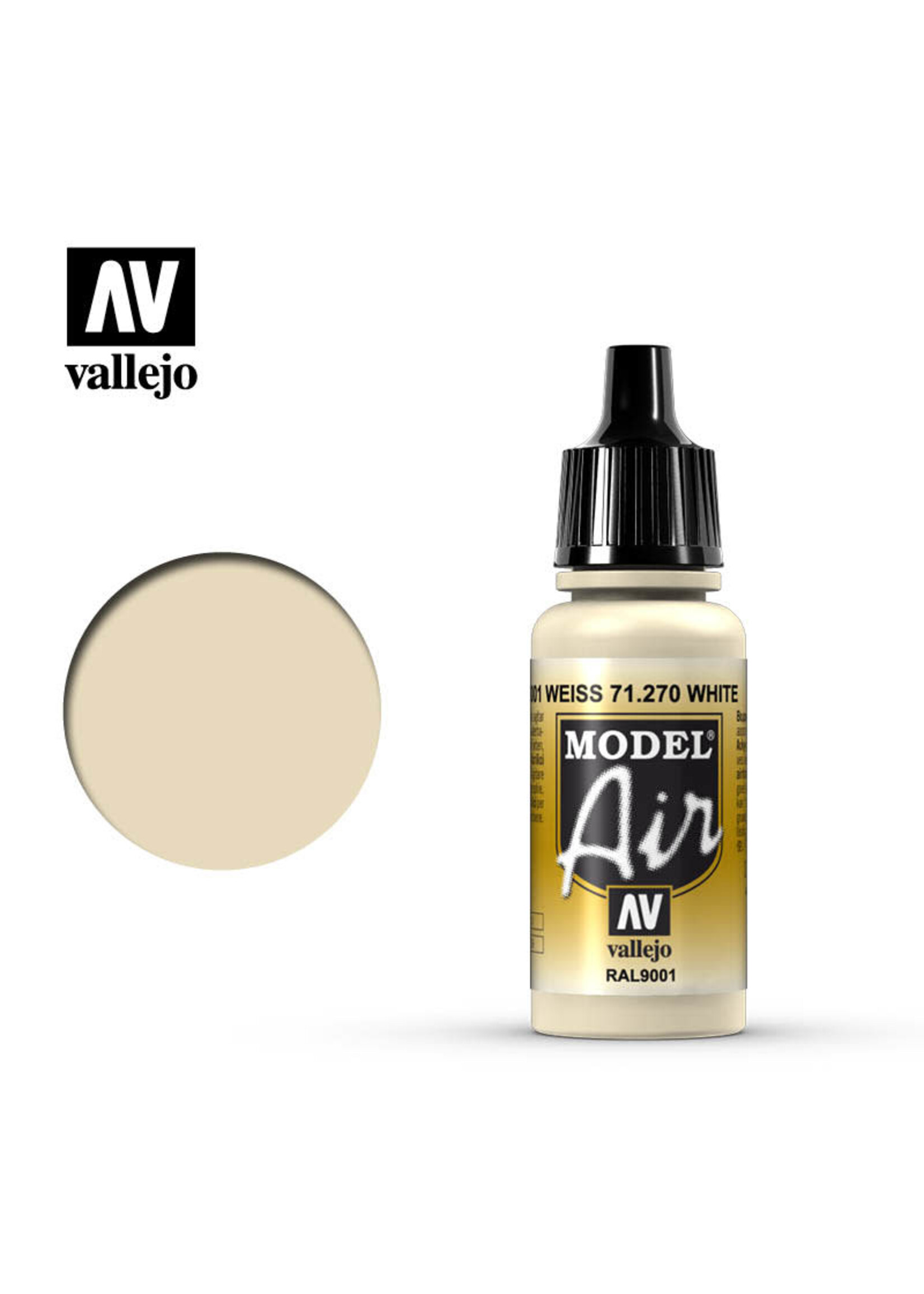 Vallejo VAL71270 Model Air Off White (17ml)
