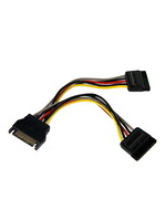 Startech 6in SATA Power Y Splitter Adapter - M/F