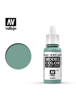 Vallejo 170VAL70972 Model Color Light Green Blue (17ml)