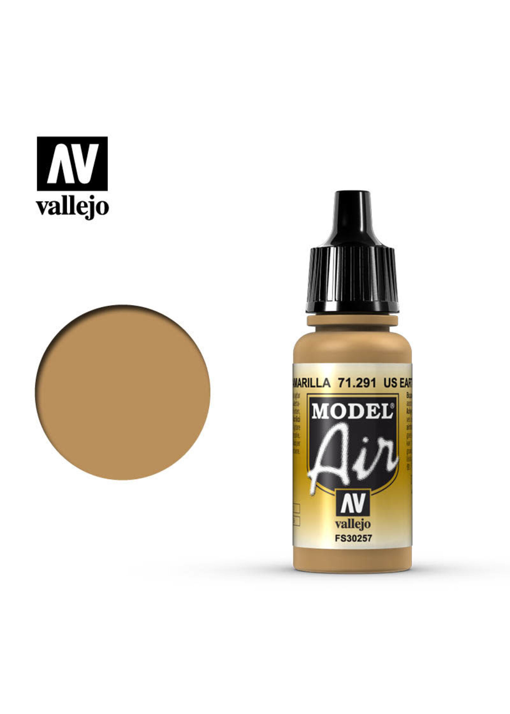 Vallejo VAL71291 Model Air US Earth Yellow (17ml)
