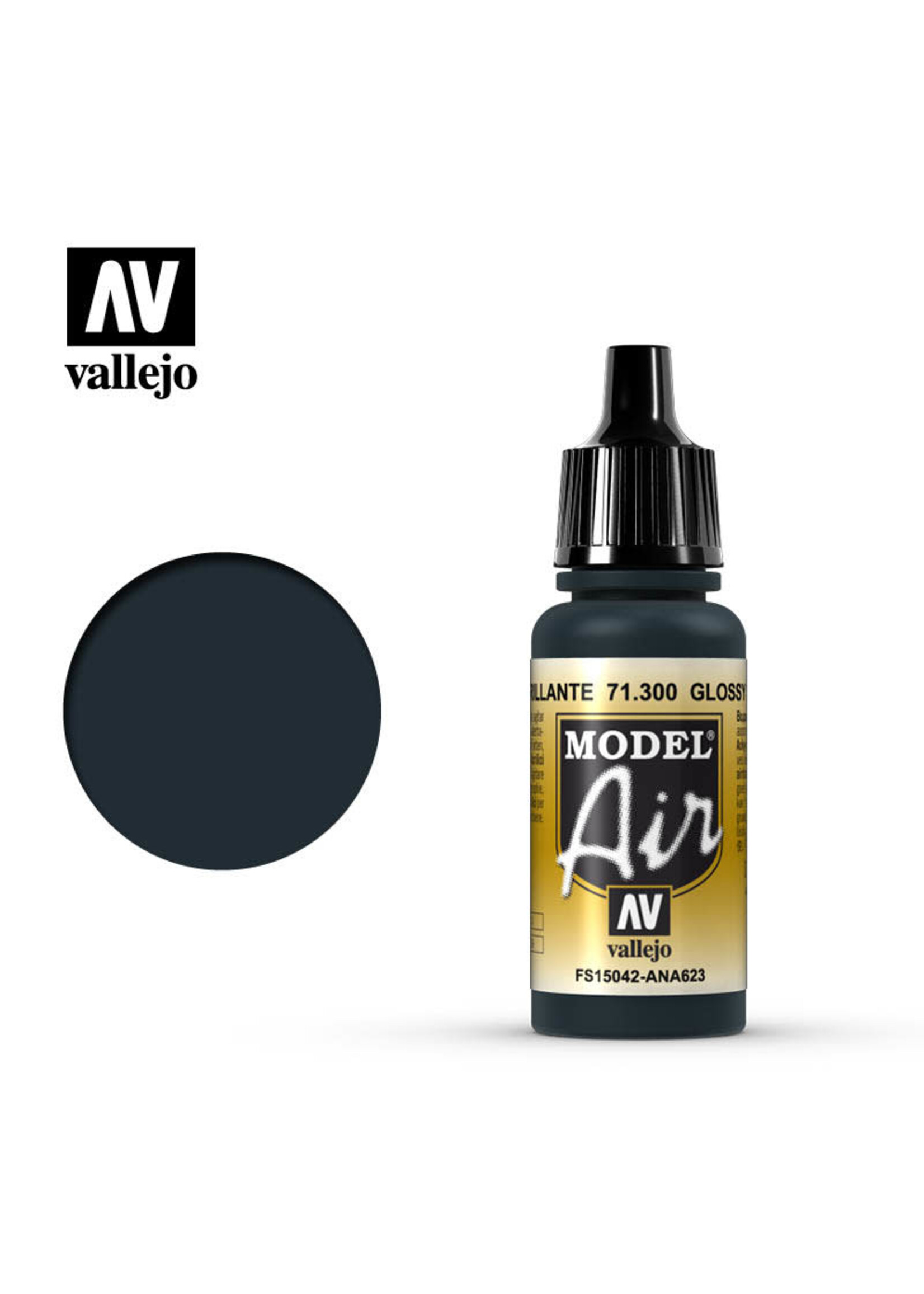 Vallejo VAL71300 Model Air Glossy Sea Blue (17ml)