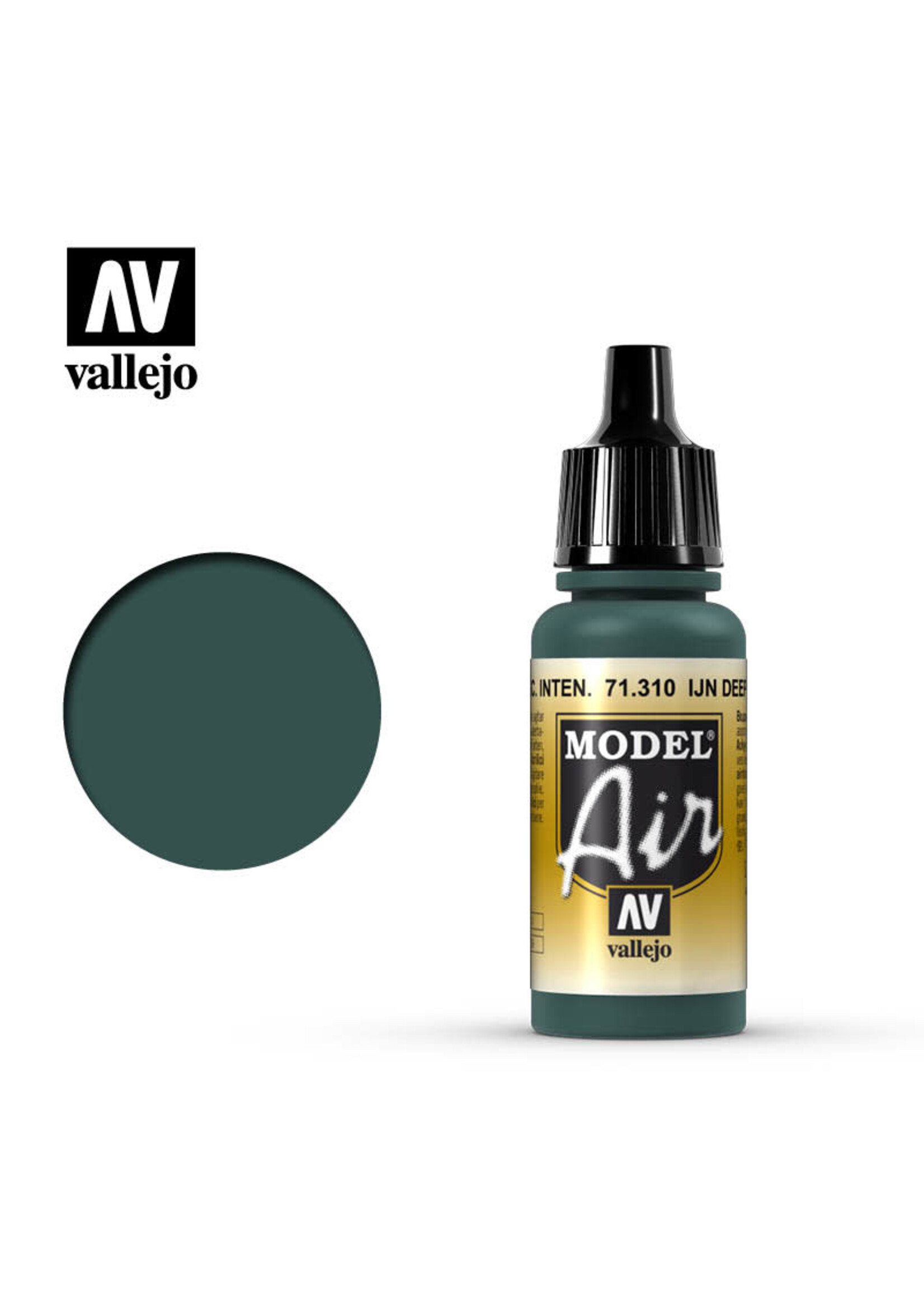 Vallejo VAL71310 Model Air IJN Deep Dark Green (17ml)