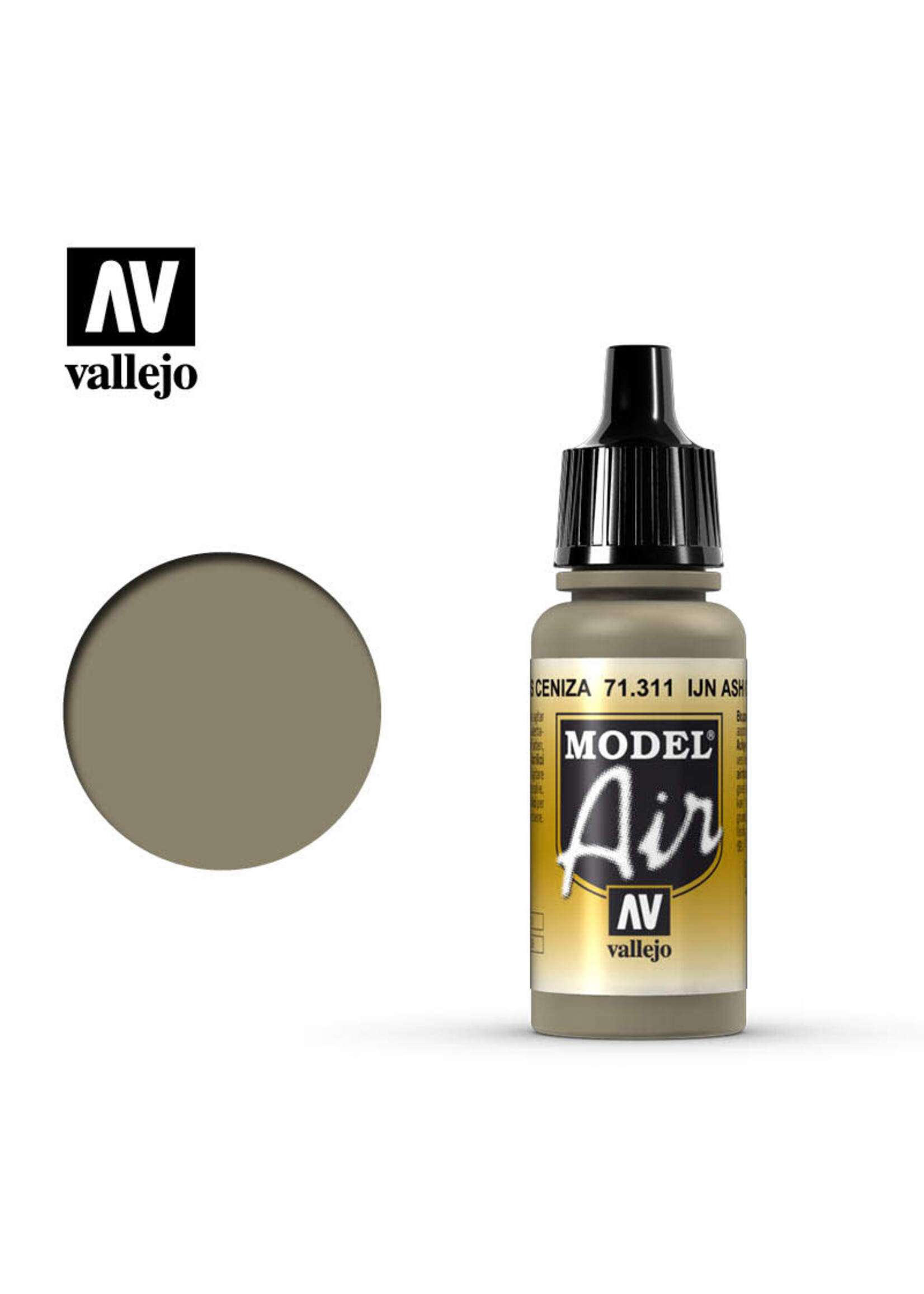 Vallejo VAL71311 Model Air IJN Ash Grey (17ml)