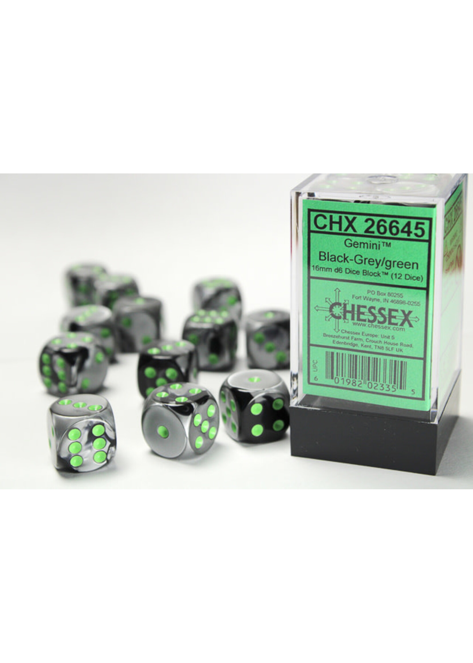Tier 2 ***T1 16mm 12pc Black-Grey/Green