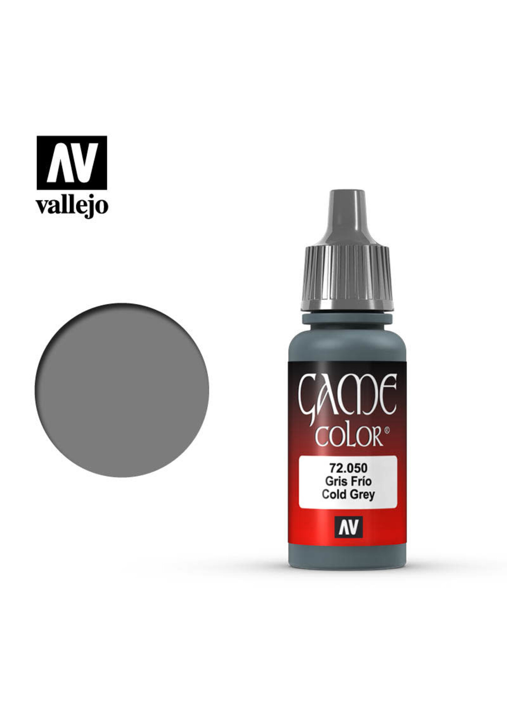 Vallejo VAL72050 Game Color Cold Grey (17ml)