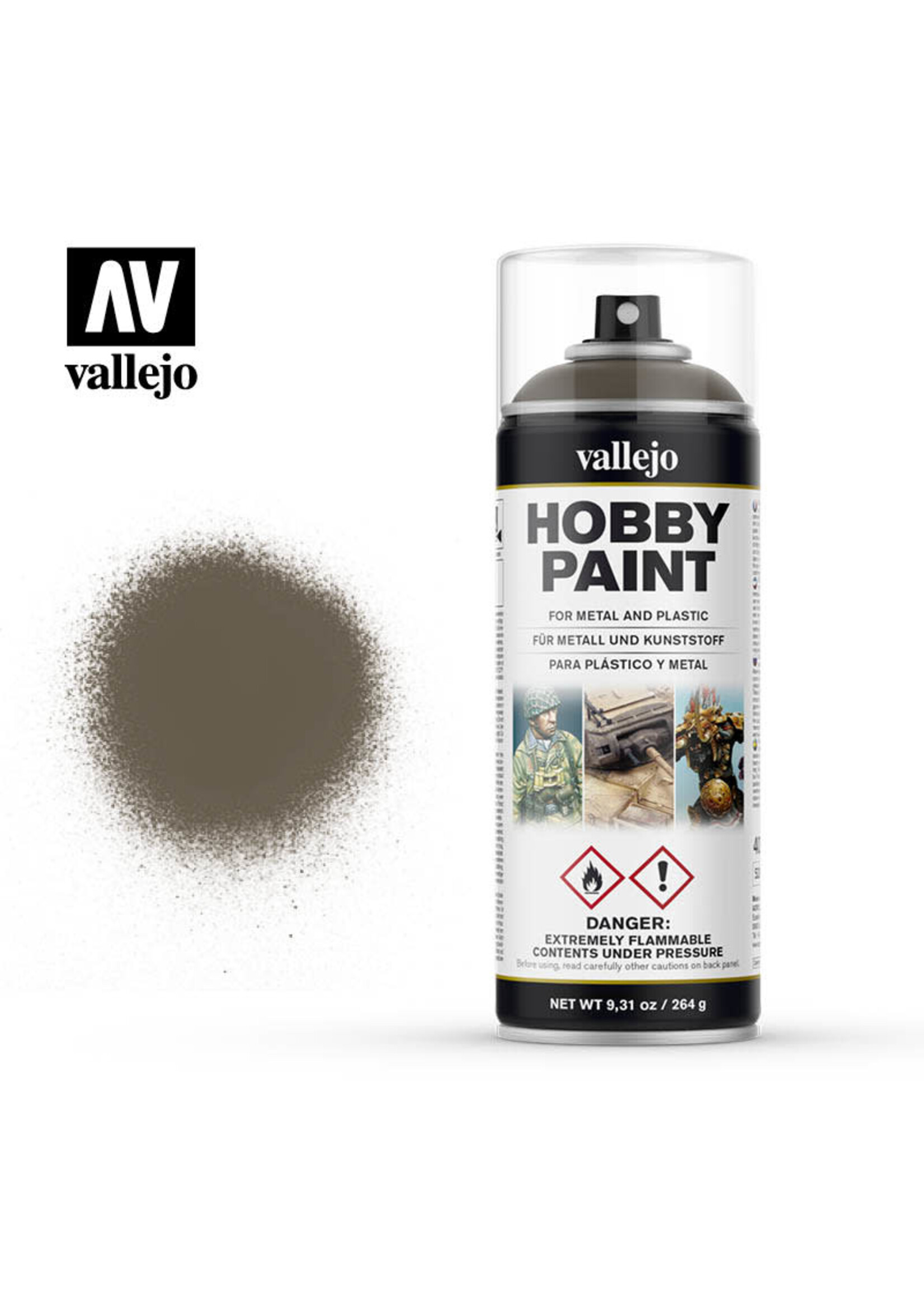 Vallejo VAL28005 US Olive Drab Aerosol (400ml)