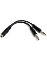 Startech 4 Pin to 2x 3 Pin Headset Splitter