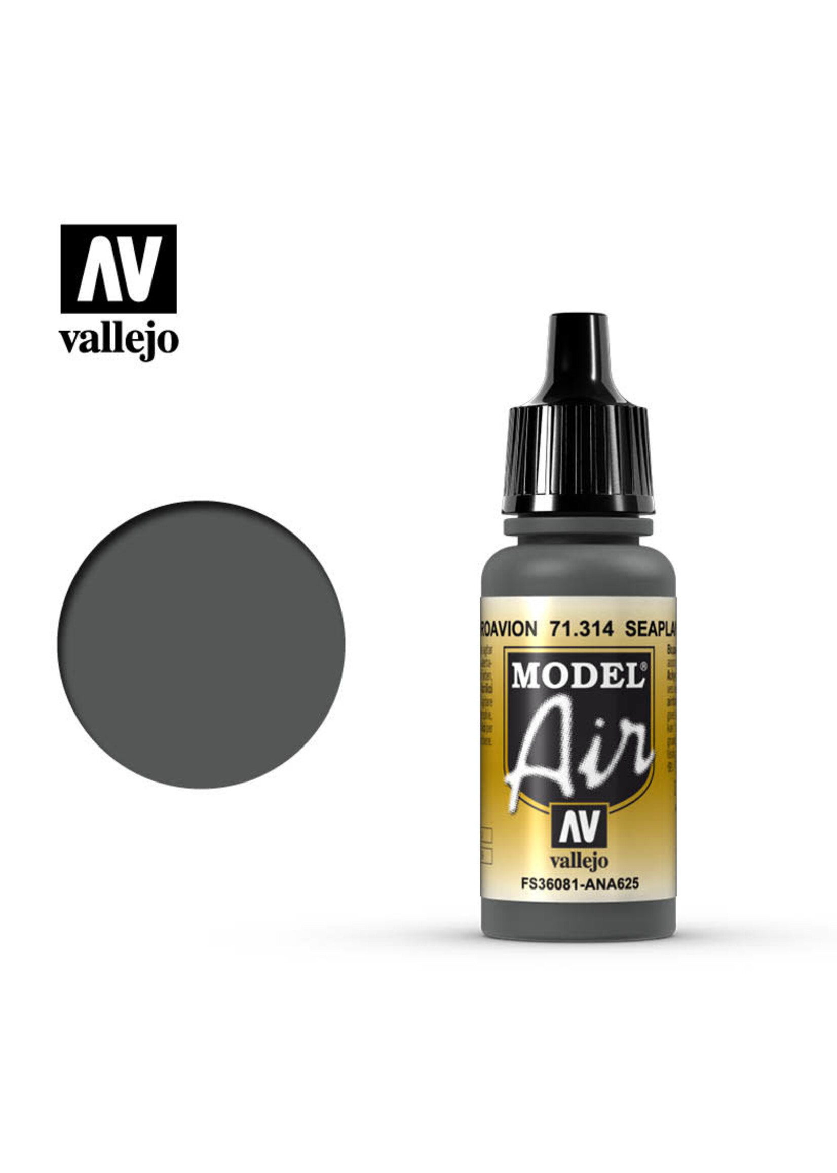 Vallejo VAL71314 Model Air Seaplane Grey (17ml)