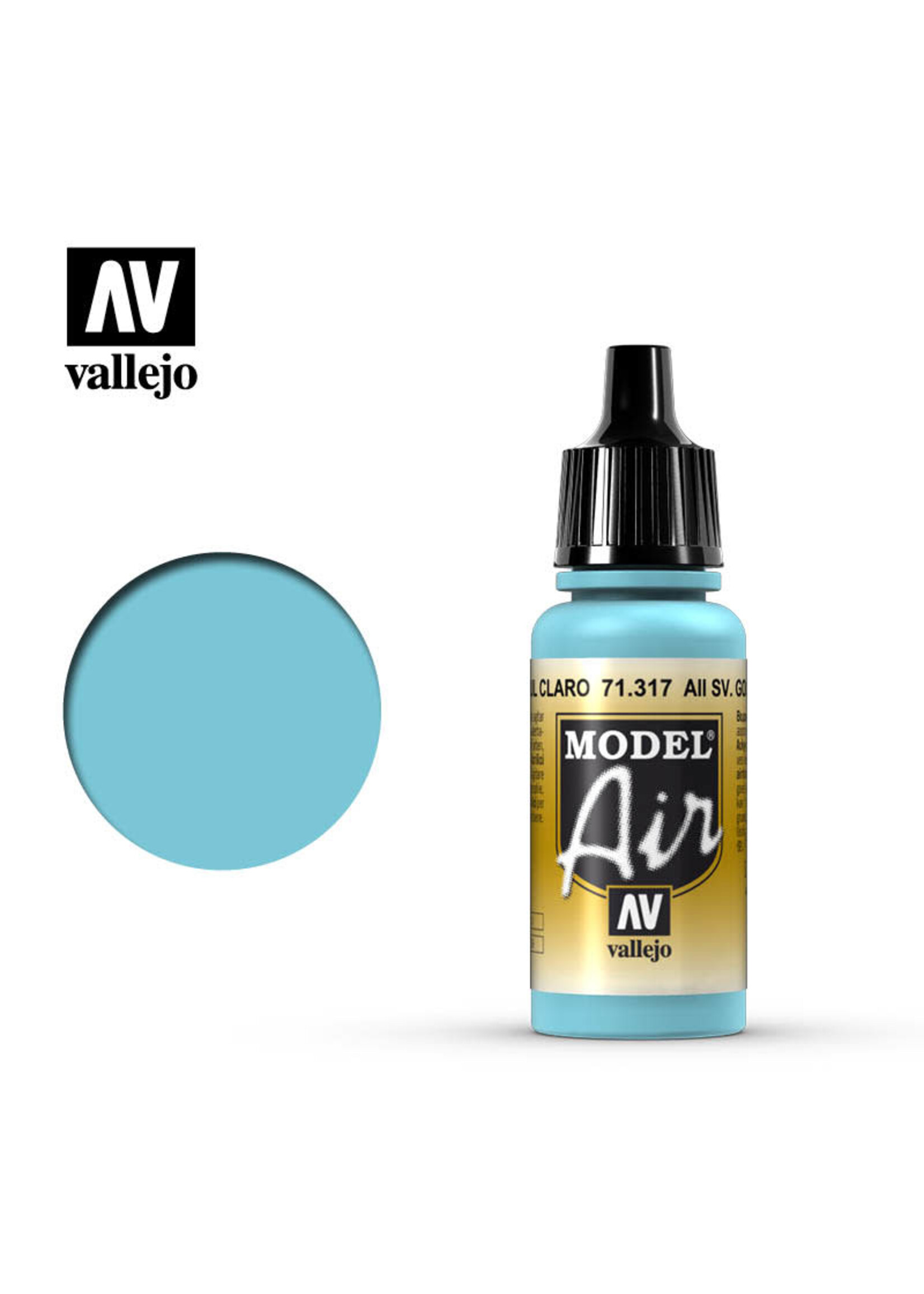 Vallejo VAL71317 Model Air All Soviet GOL Light Blue (17ml)