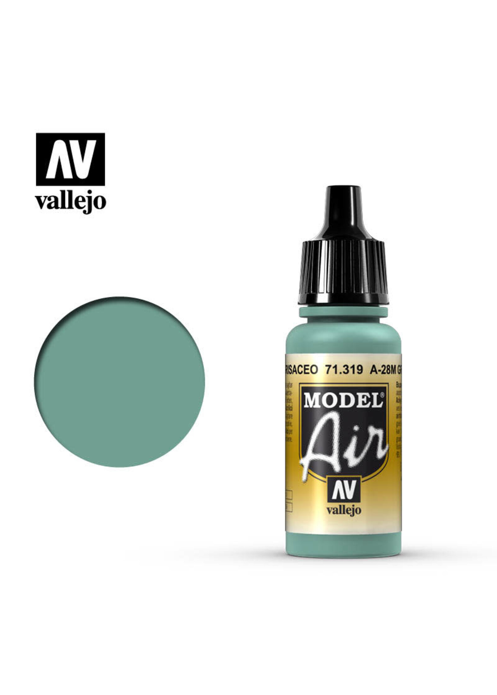 Vallejo VAL71319 Model Air A-28M Greyish Blue (17ml)