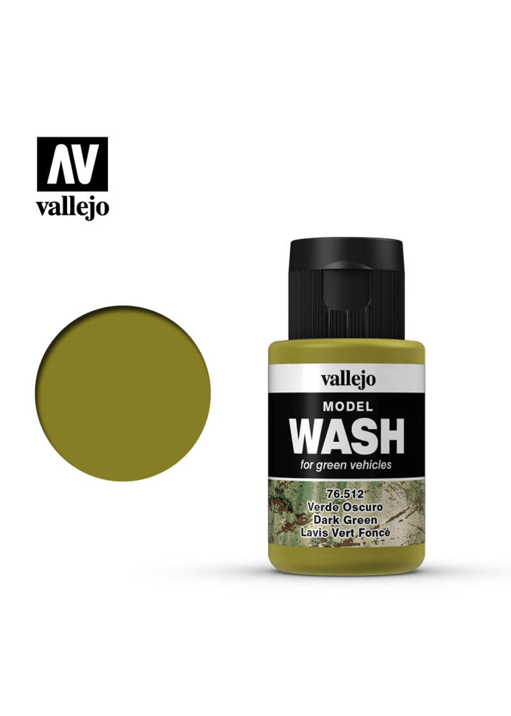 Vallejo VAL76512 Wash Dark Green (35ml)