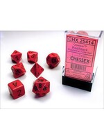 Chessex Dice RPG 25414 7pc Opaque Red/Black