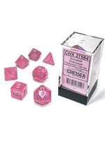Chessex Dice RPG 27584 7pc Borealis Pink/Silver Luminary