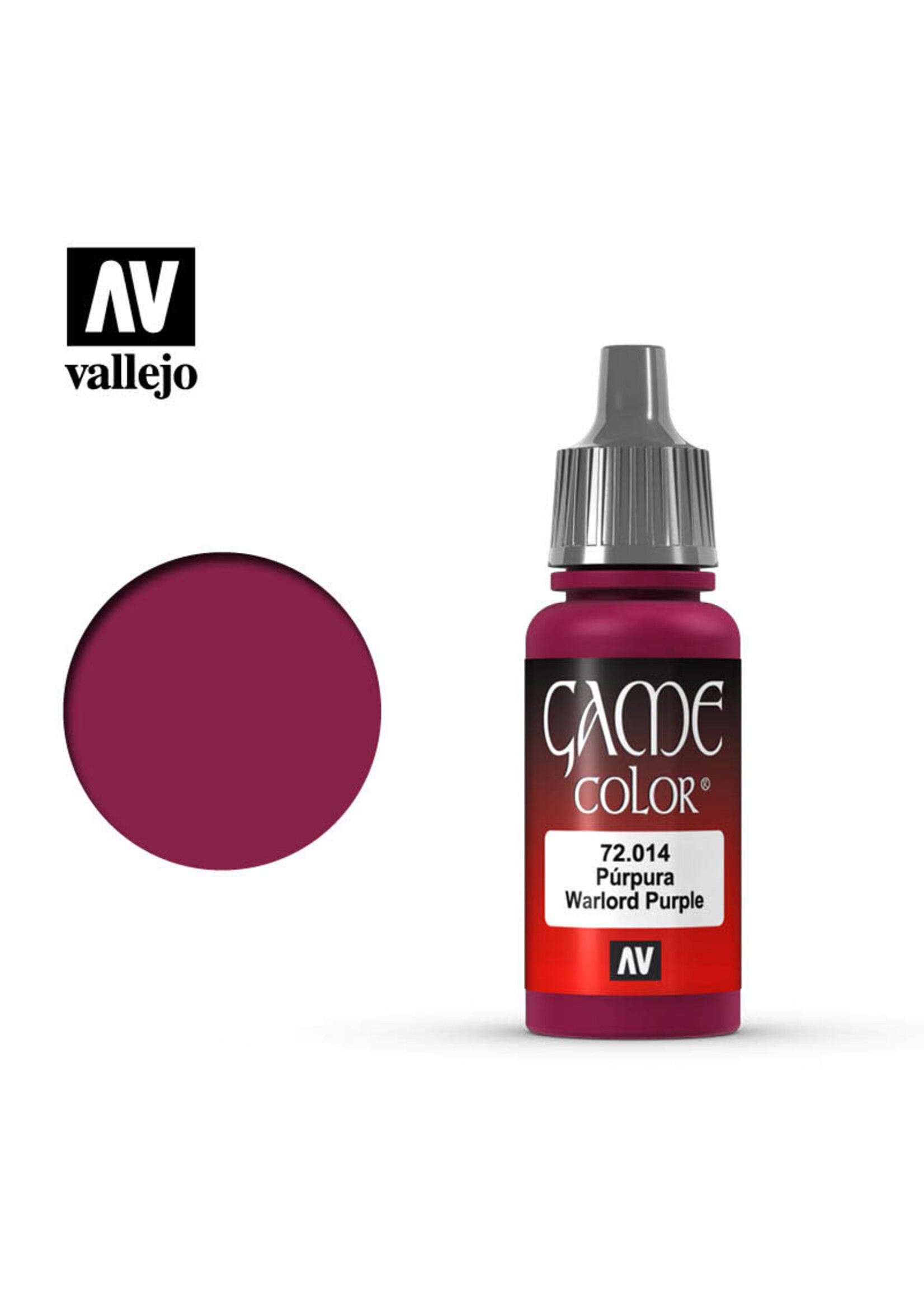 Vallejo VAL72014 Game Color Warlord Purple (17ml)