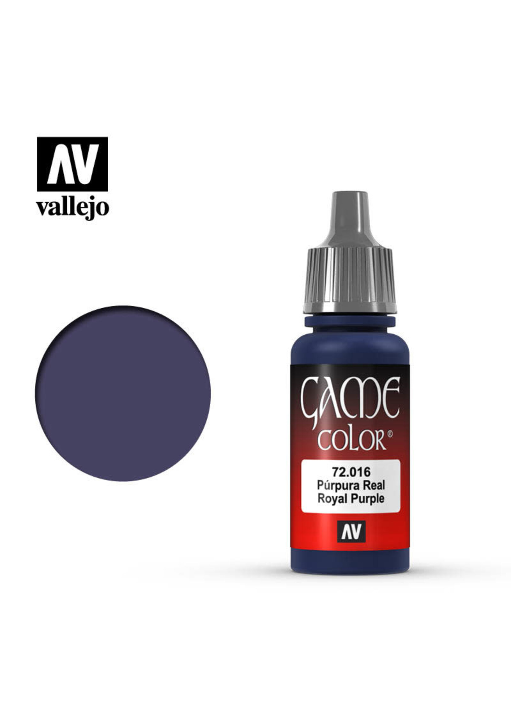 Vallejo 032VAL72016 Game Color Royal Purple (17ml)