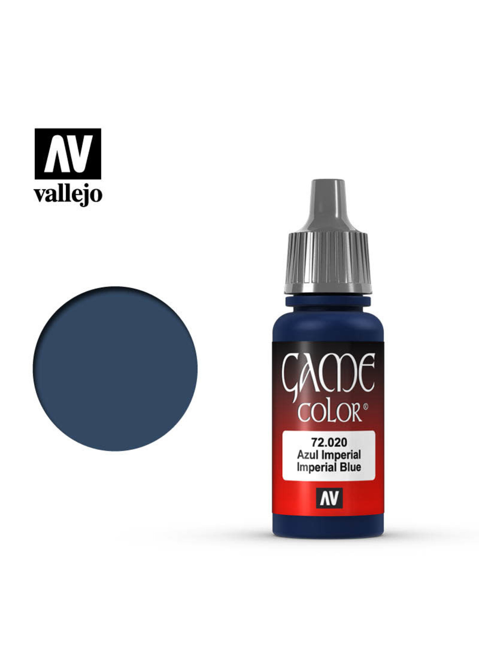 Vallejo 040VAL72020 Game Color Imperial Blue (17ml)