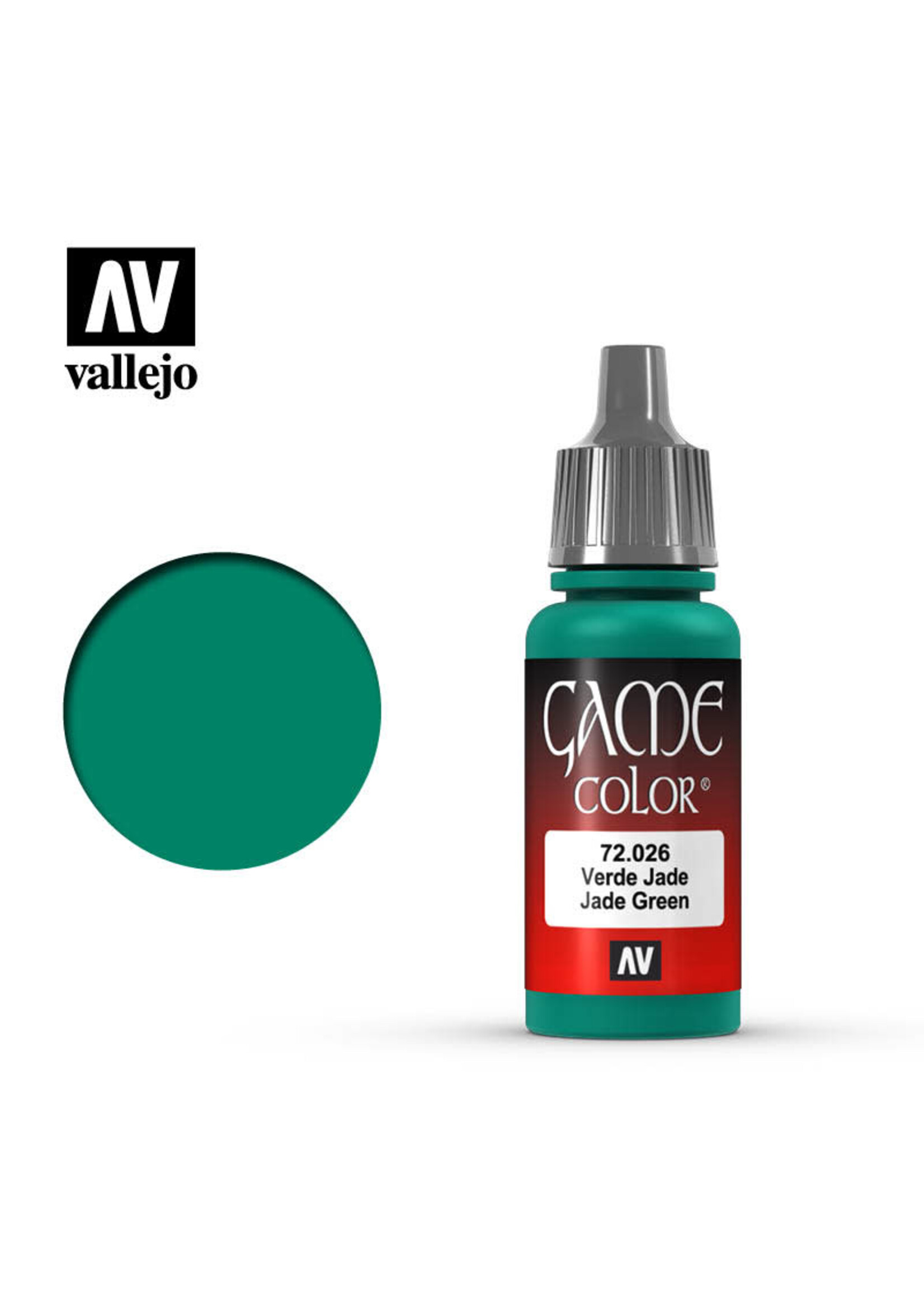 Vallejo 047VAL72026 Game Color Jade Green (17ml)