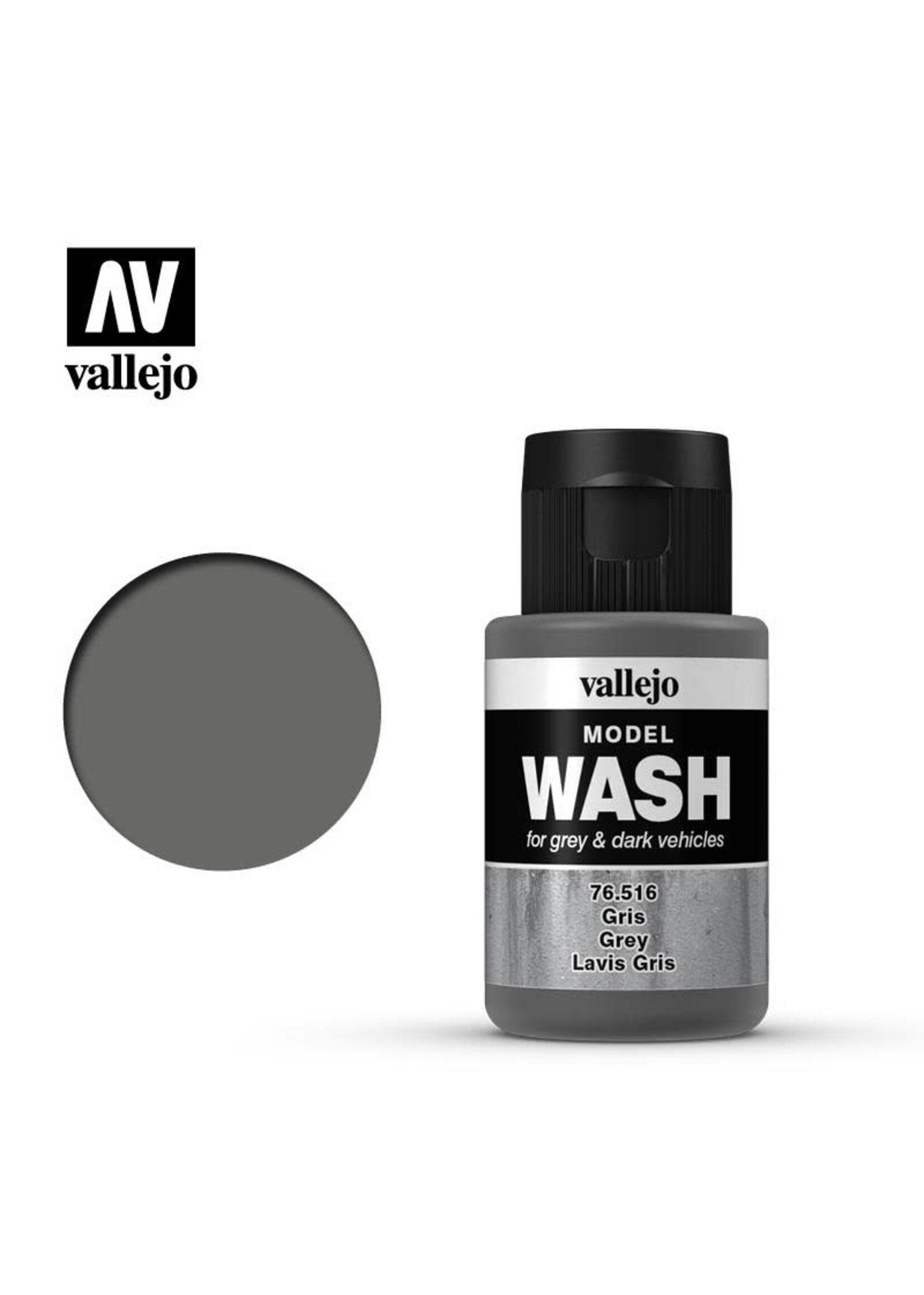 Vallejo VAL76516 Wash Grey Wash (35ml)