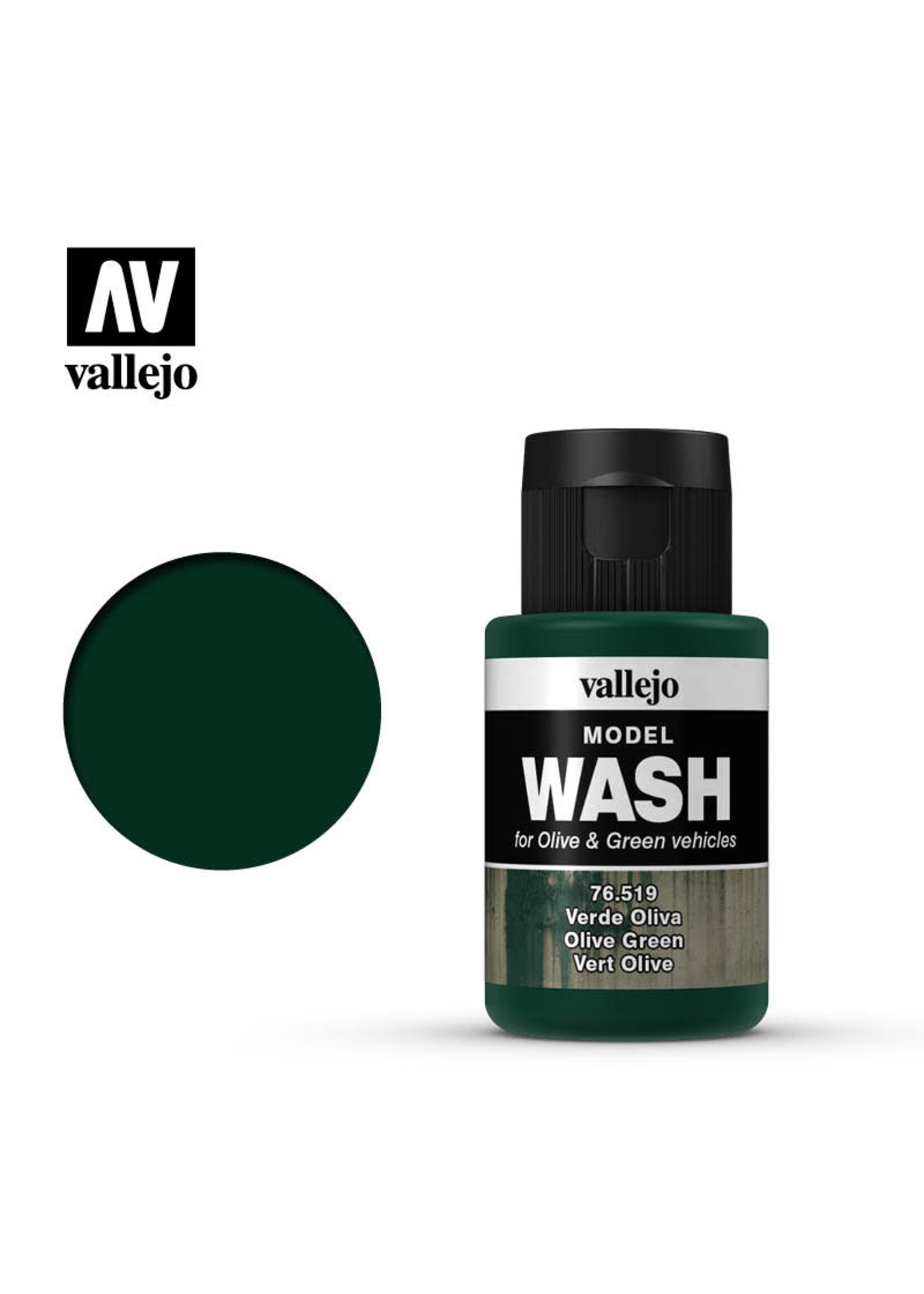 Vallejo VAL76519 Wash Olive Green (35ml)