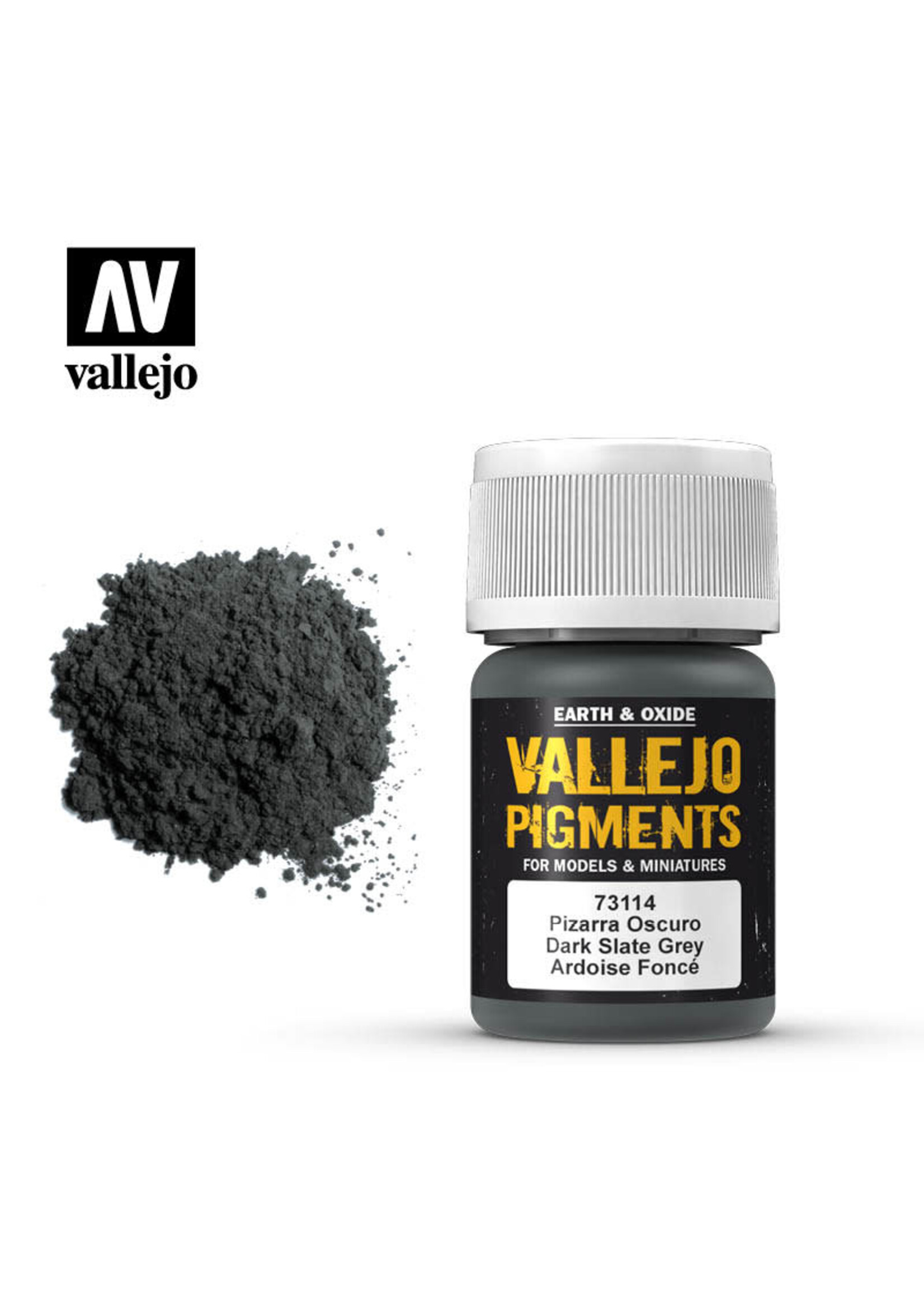 Vallejo VAL73114 Pigment Dark Slate Grey Pigment (30ml)