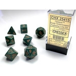 Chessex Dice RPG 25415 7pc Opaque Dusty Green/Gold