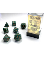 Chessex Dice RPG 25415 7pc Opaque Dusty Green/Gold