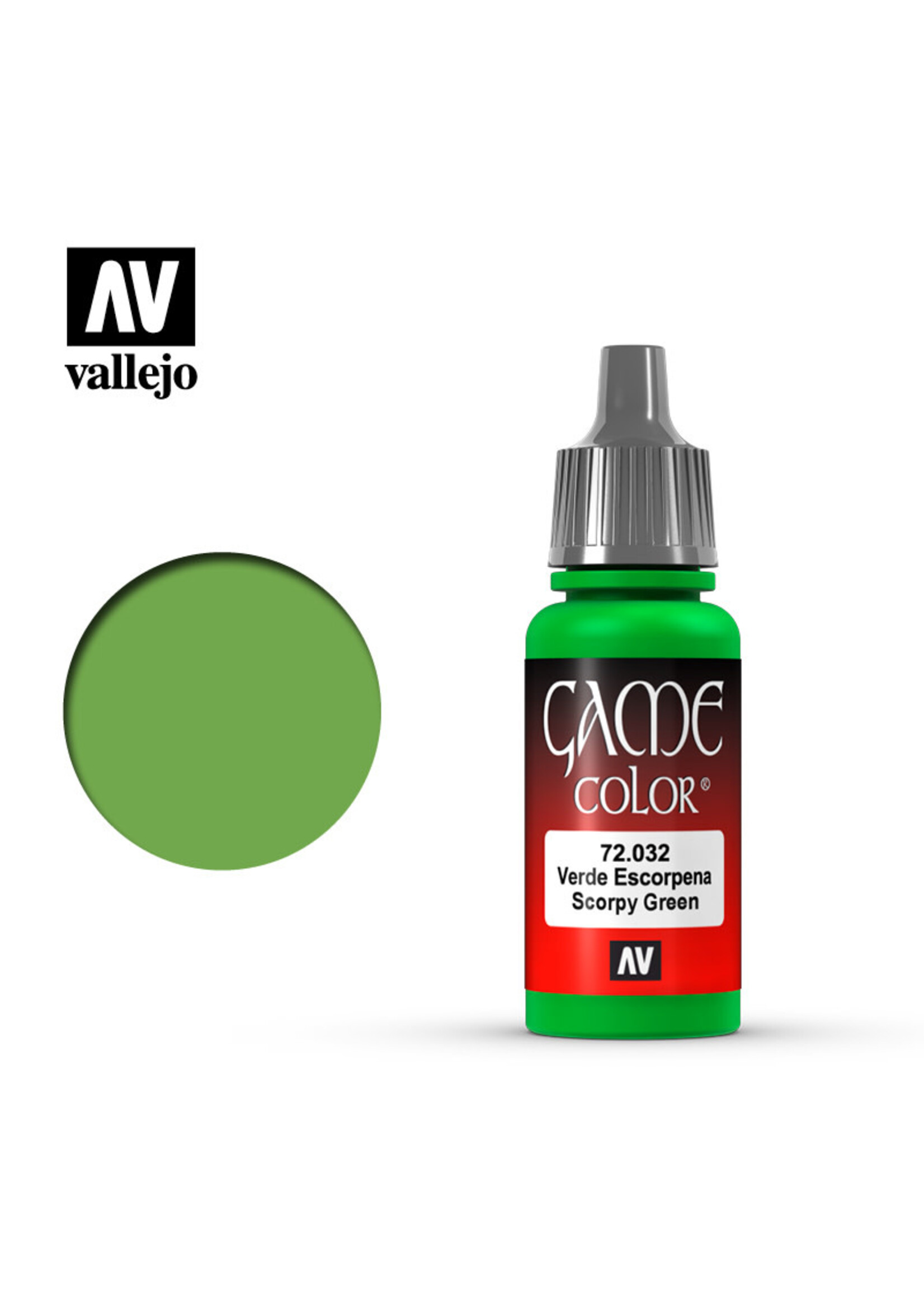 Vallejo VAL72032 Game Color Scorpy Green (17ml)