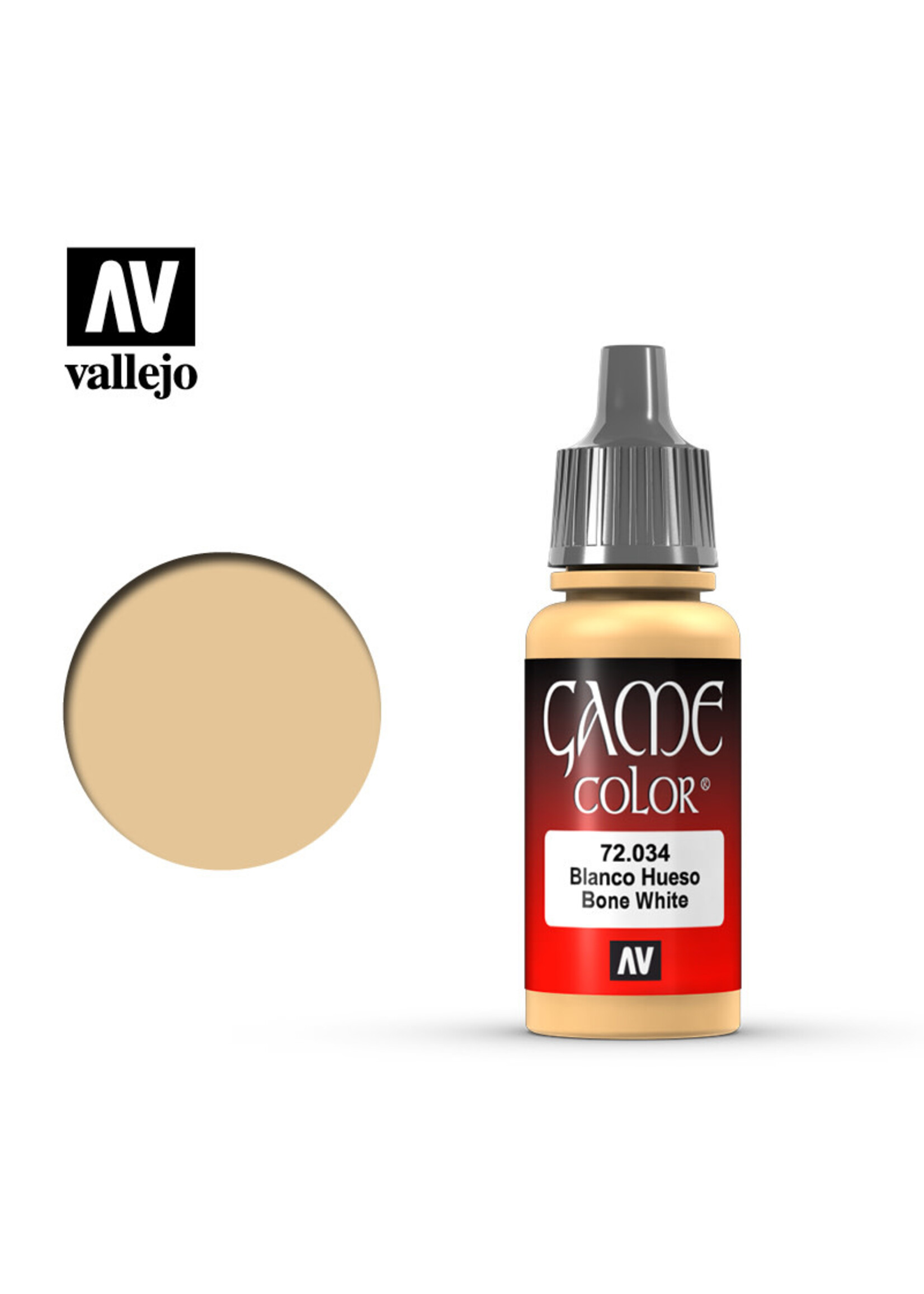 Vallejo VAL72034 Game Color Bonewhite (17ml)