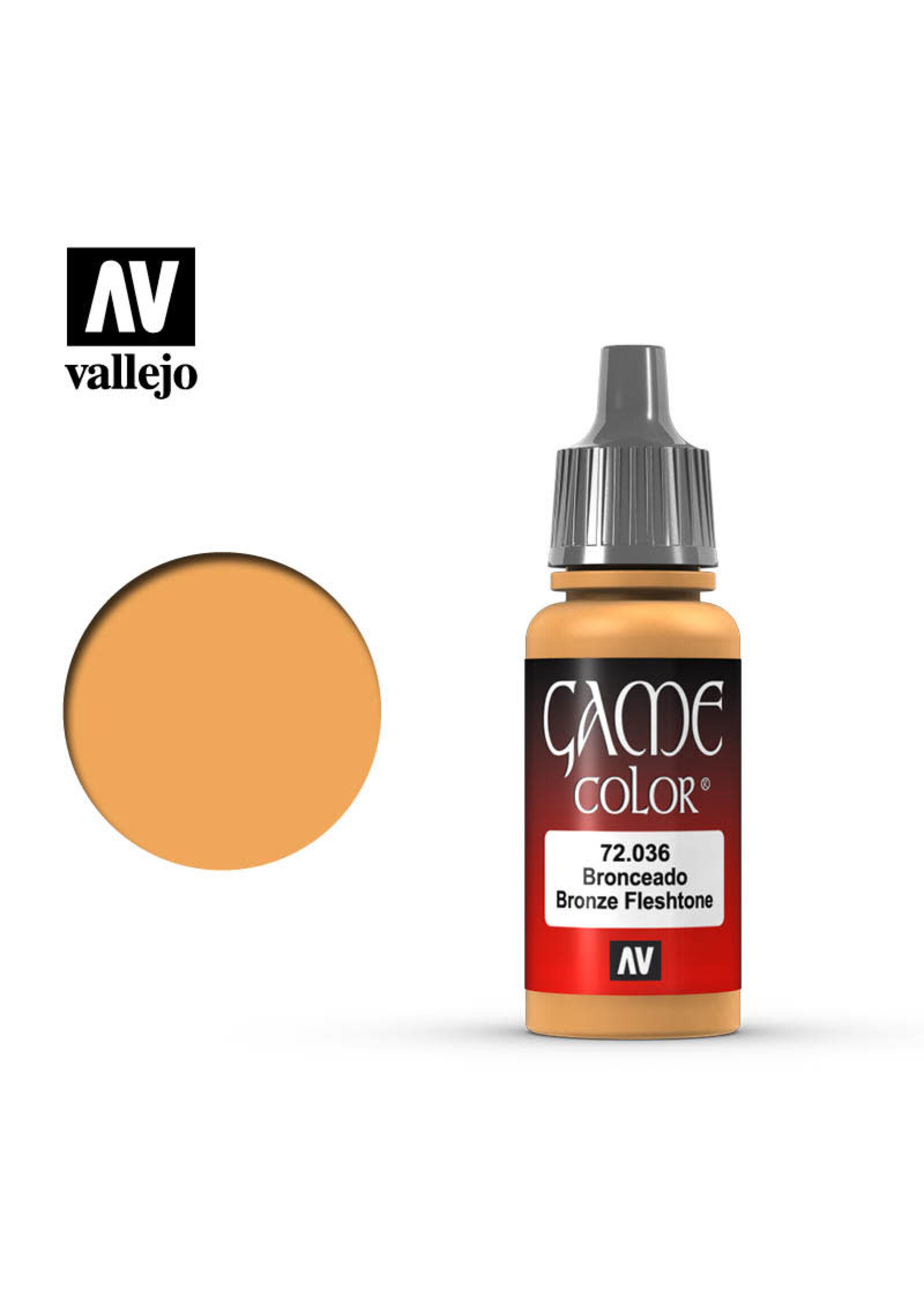 Vallejo 062VAL72036 Game Color Bronze Fleshtone (17ml)