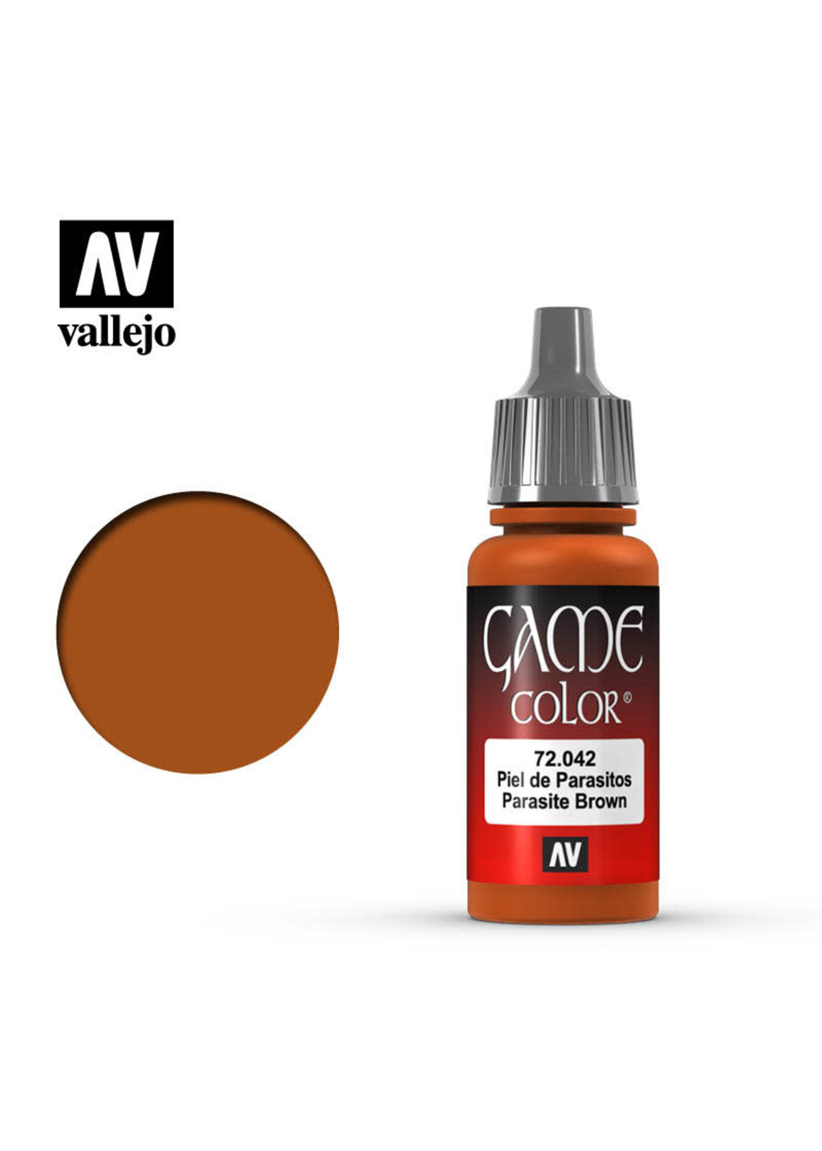 Vallejo 066VAL72042 Game Color Parasite Brown (17ml)