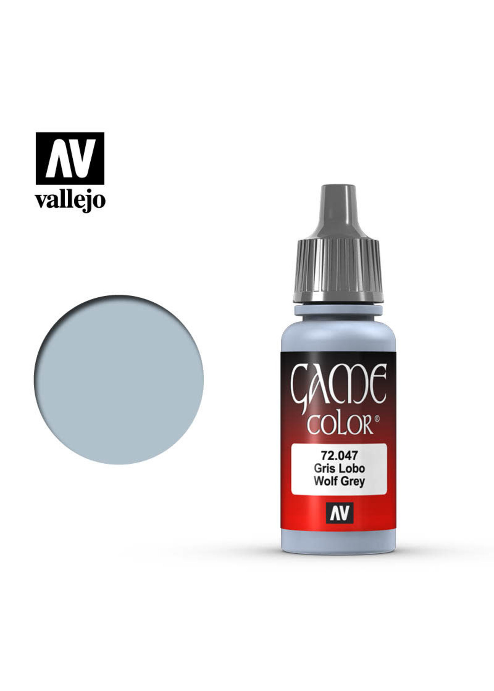 Vallejo 072VAL72047 Game Color Wolf Grey (17ml)
