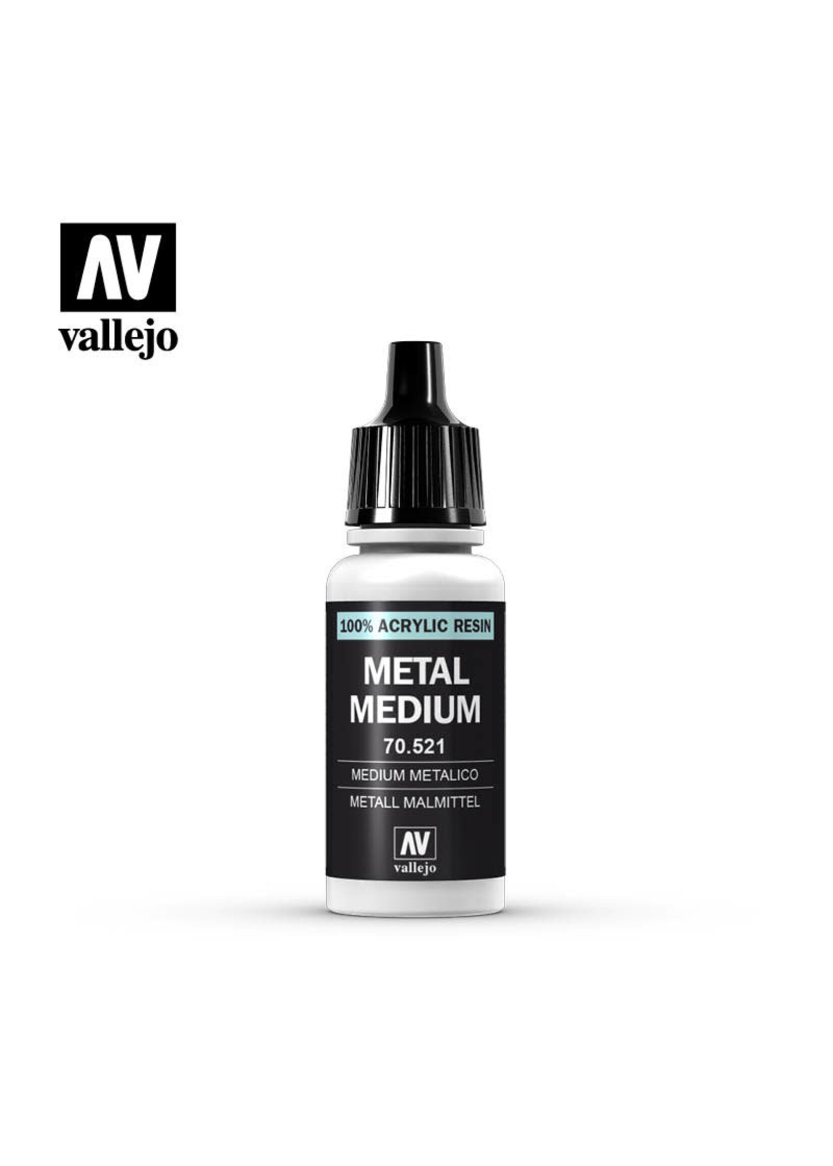 Vallejo VAL70521 Model Color Metal Medium (17ml)