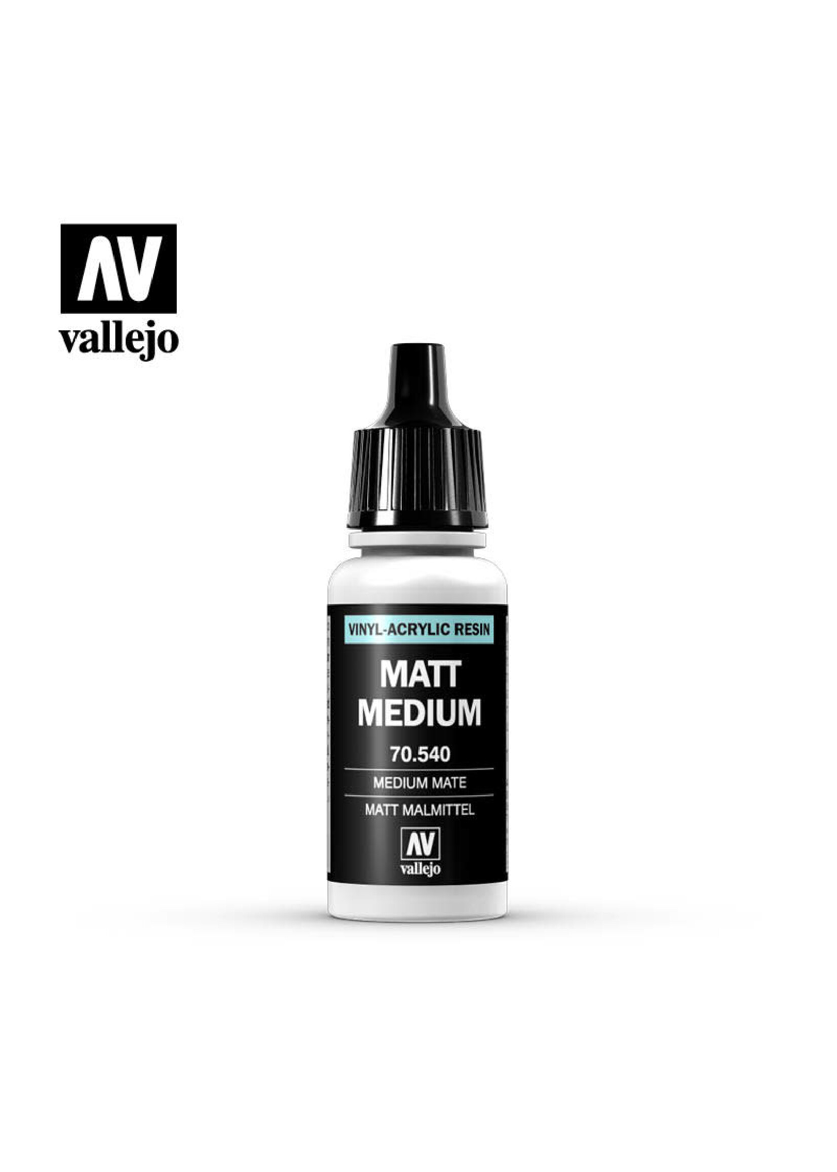Vallejo 205VAL70540 Model Color Matte Medium (17ml)