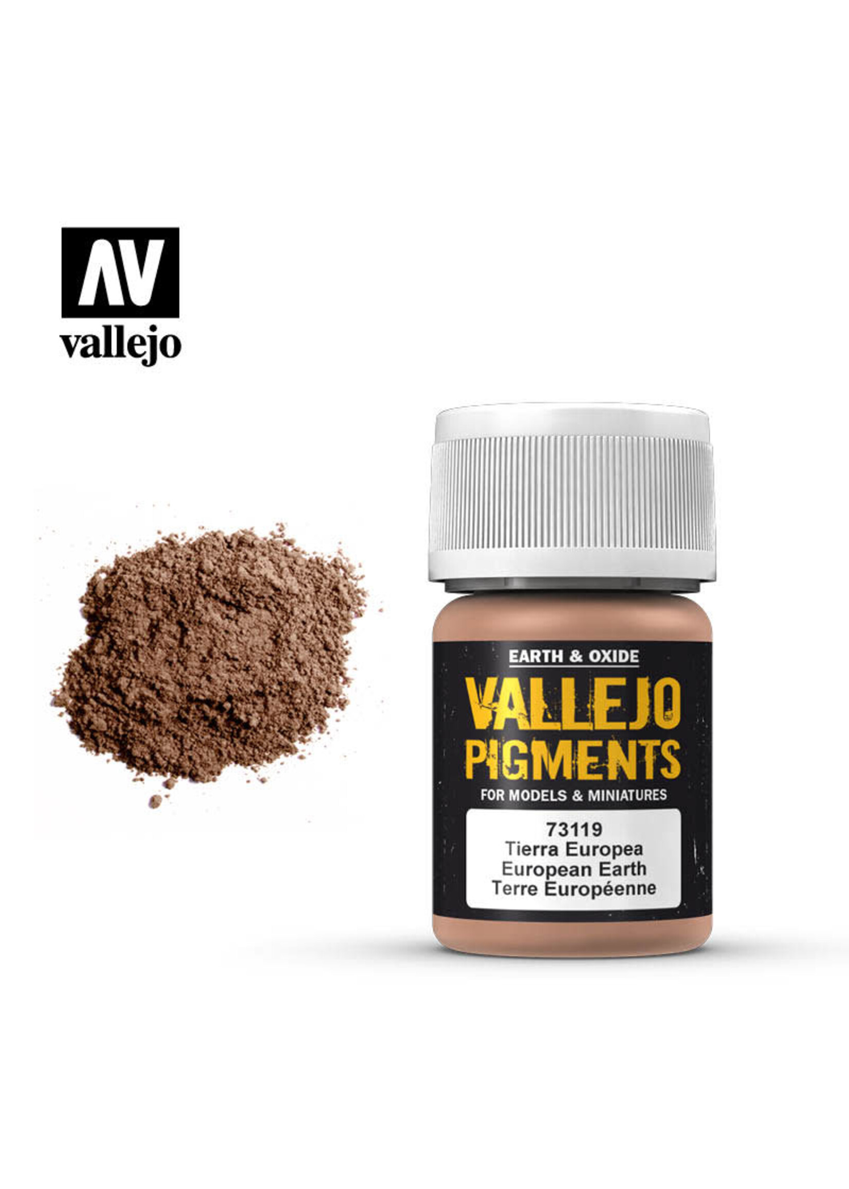 Vallejo VAL73119 Pigment European Earth  (30ml)