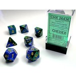 Chessex Dice RPG 26436 7pc Gemini Blue-Green/Gold