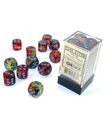Chessex Dice 16mm 27759 12pc Nebula Primary/Turquoise Luminary