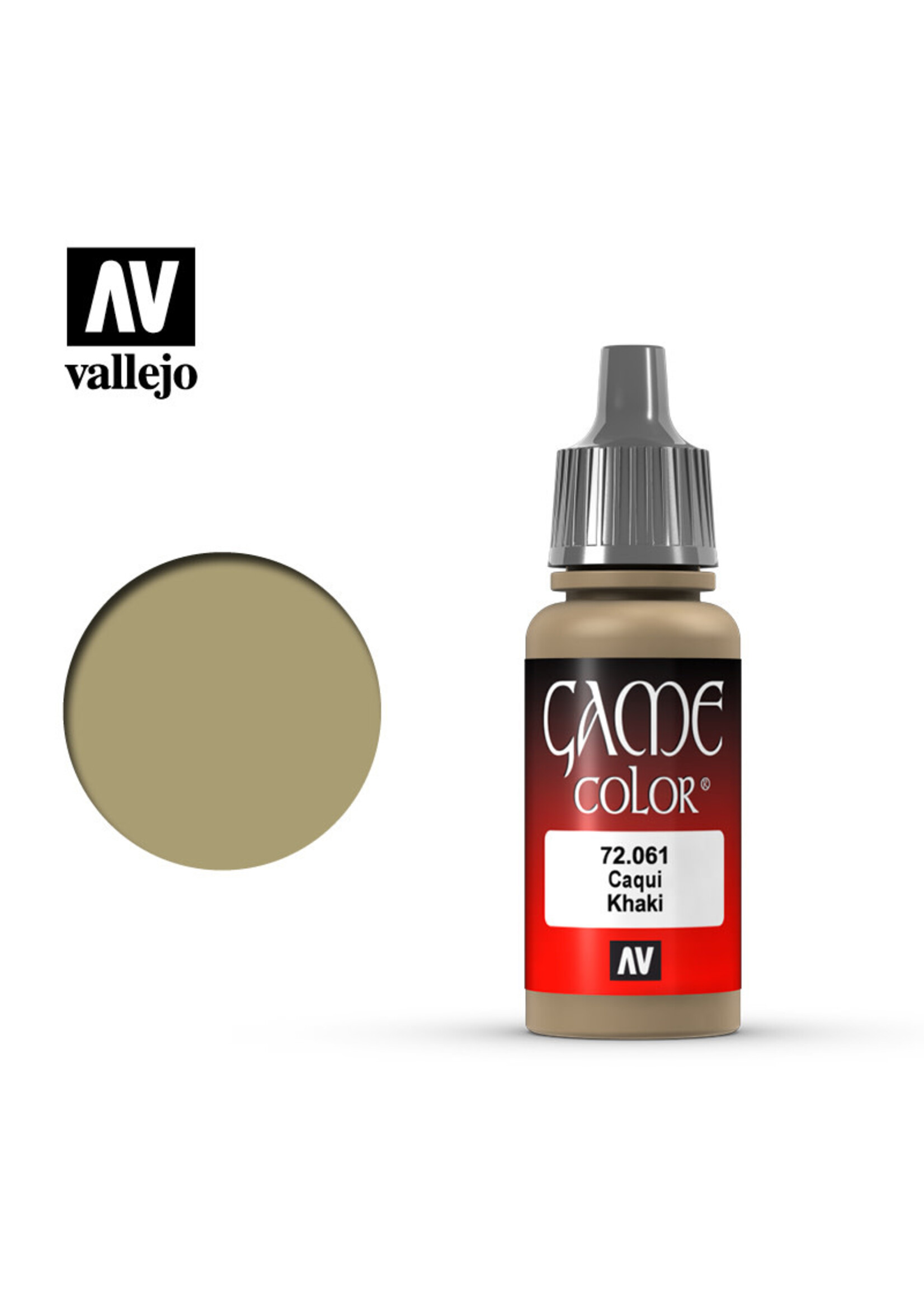 Vallejo 059VAL72061 Game Color Khaki (17ml)
