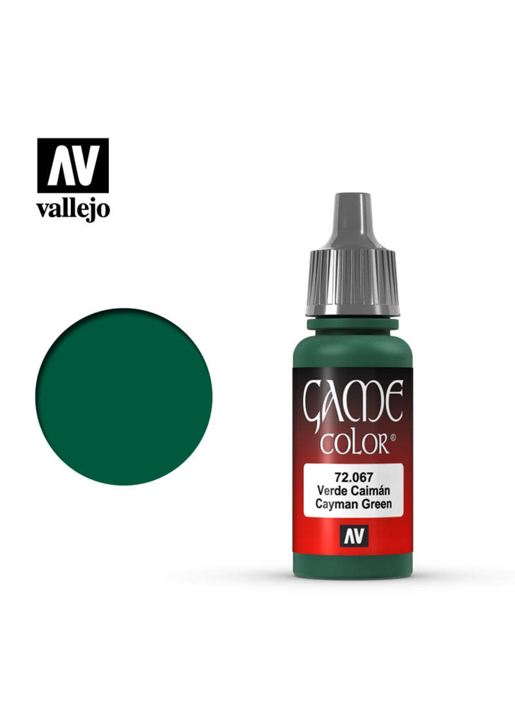 Vallejo 058VAL72067 Game Color Cayman Green (17ml)