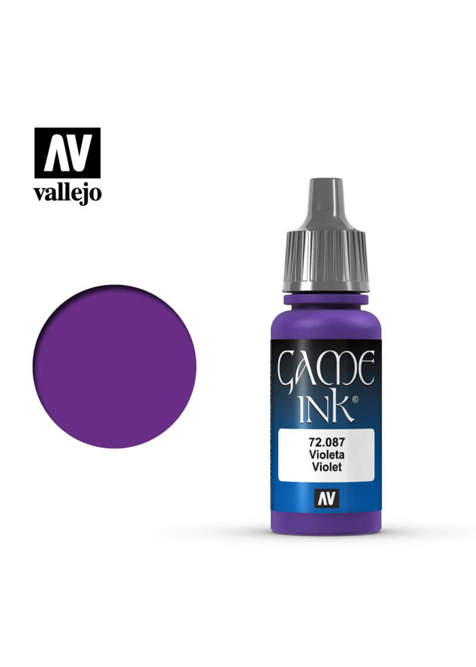 Vallejo 114VAL72087 Game Color Ink Violet (17ml)