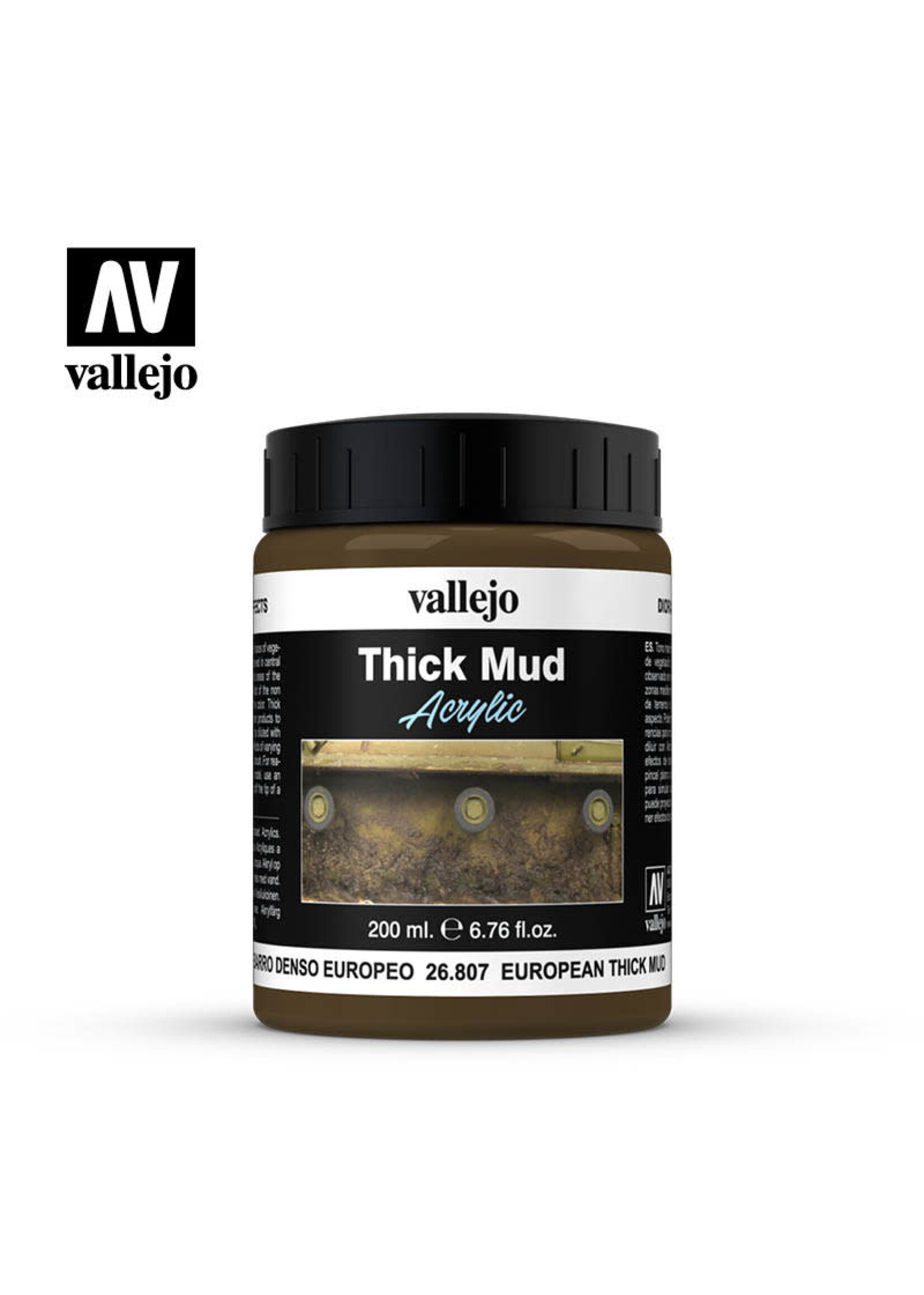 Vallejo VAL26807 European Thick Mud 200ml