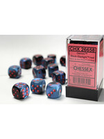 Chessex Dice 16mm 26658 12pc Gemini Black-Starlight/Red
