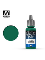 Vallejo 118VAL72090 Game Color Ink Black Green (17ml)