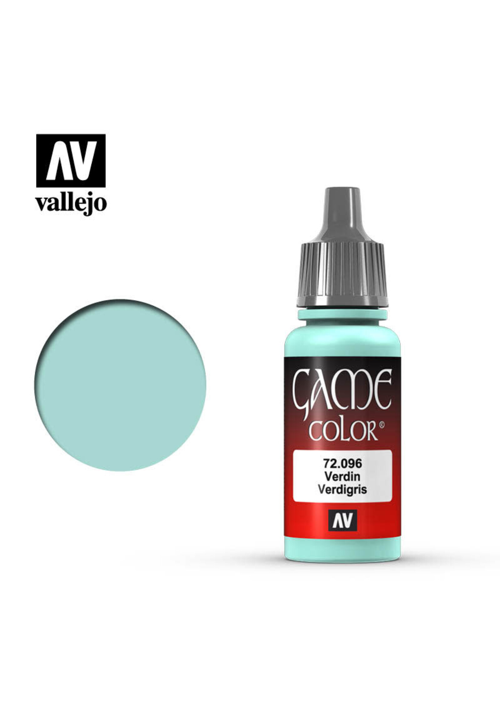 Vallejo 041VAL72096 Game Color Verdigris (17ml)